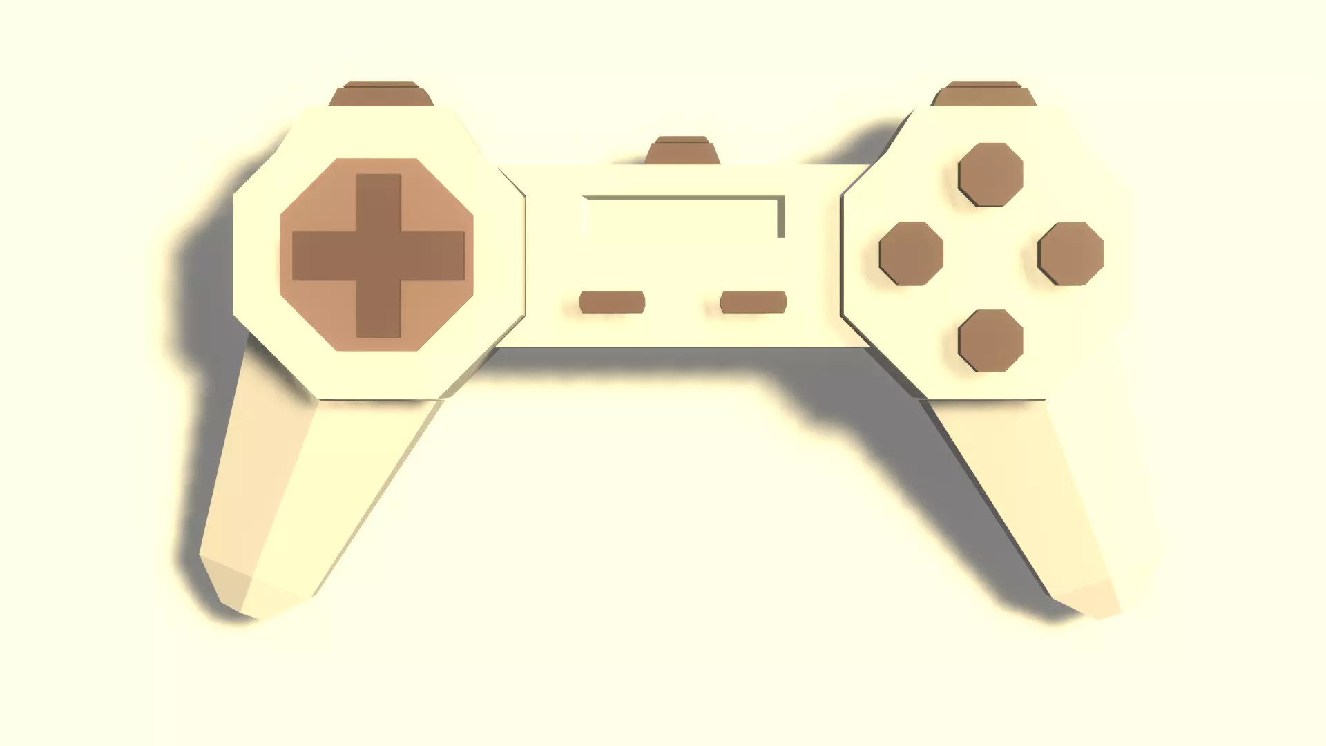PS1 Controler 3D model