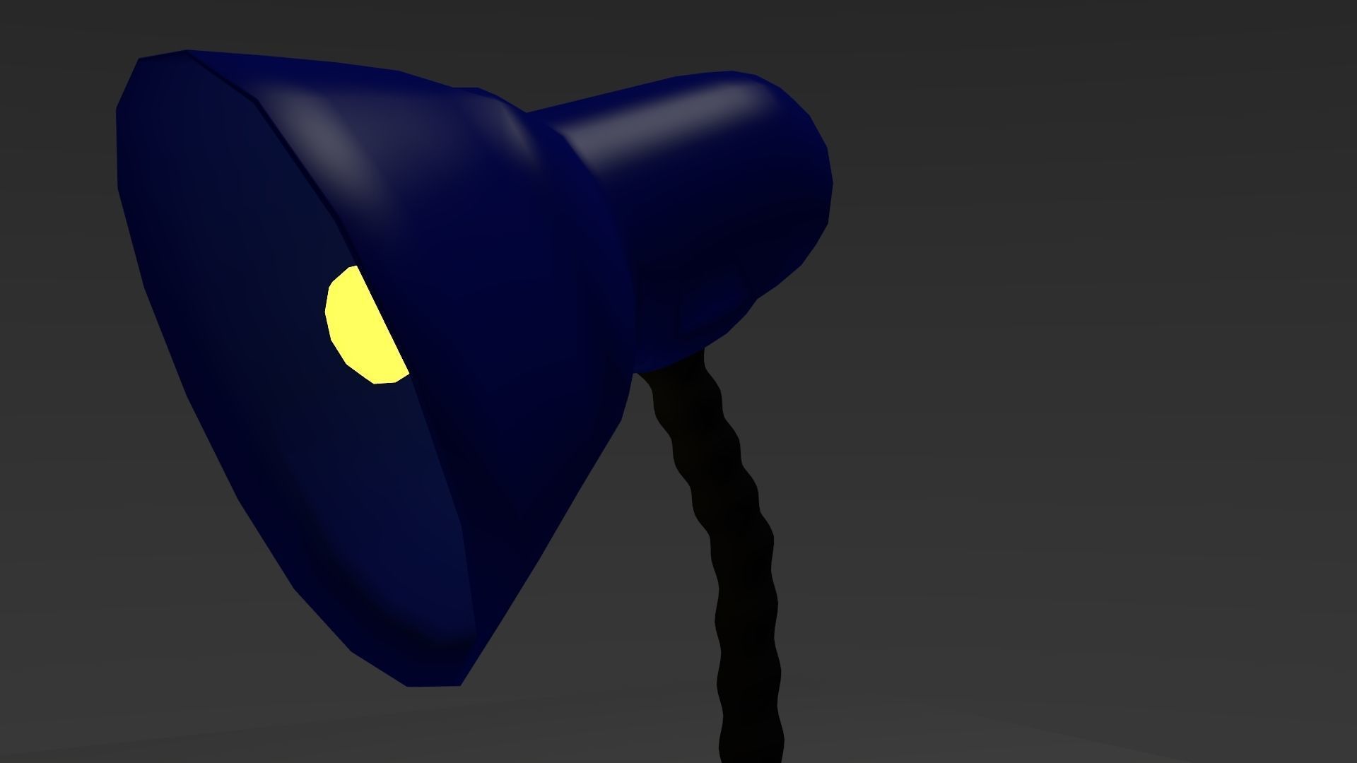 Desk Lamp Low-poly 3D model_1