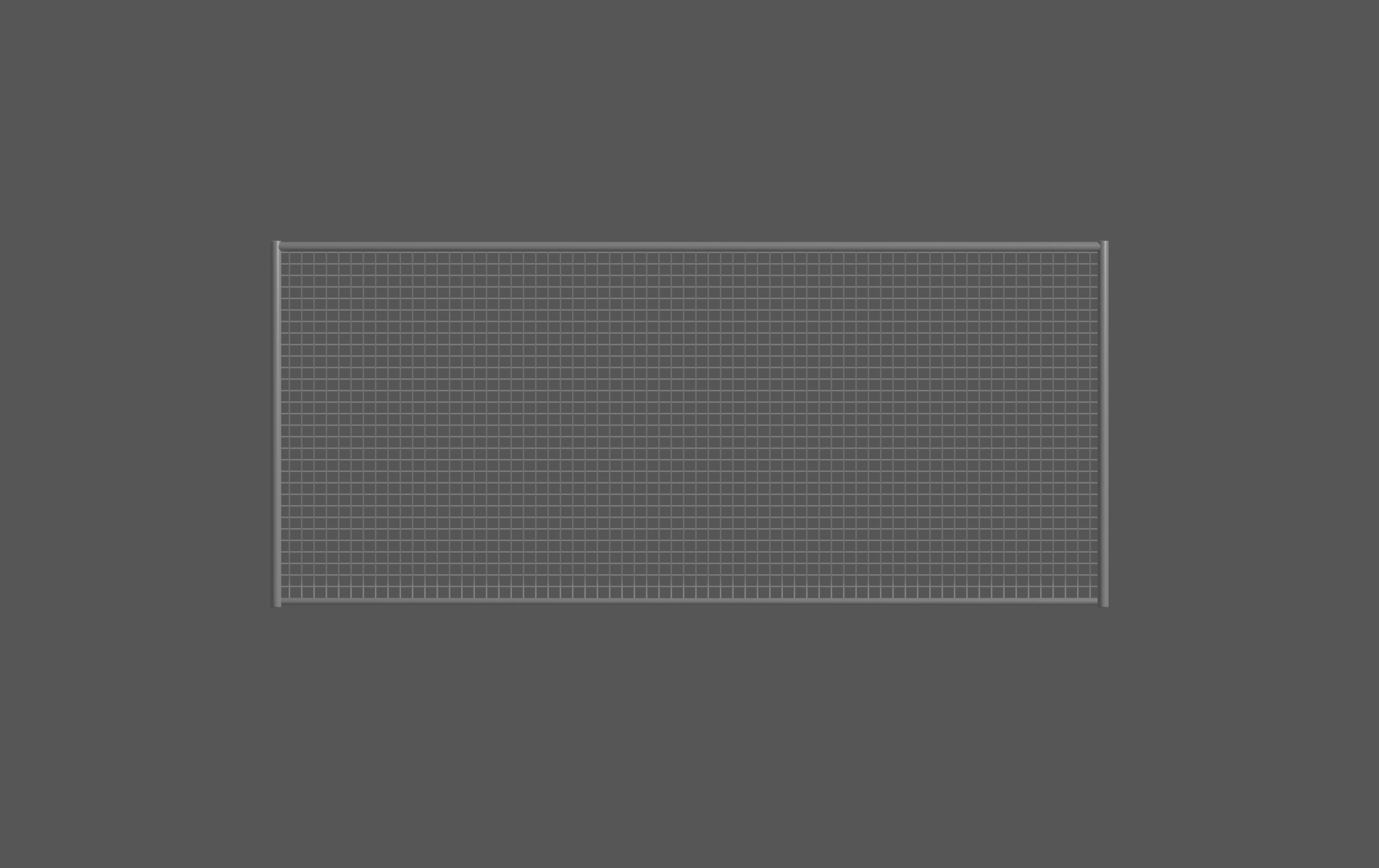 Soccer Goal Low-poly 3D model_2