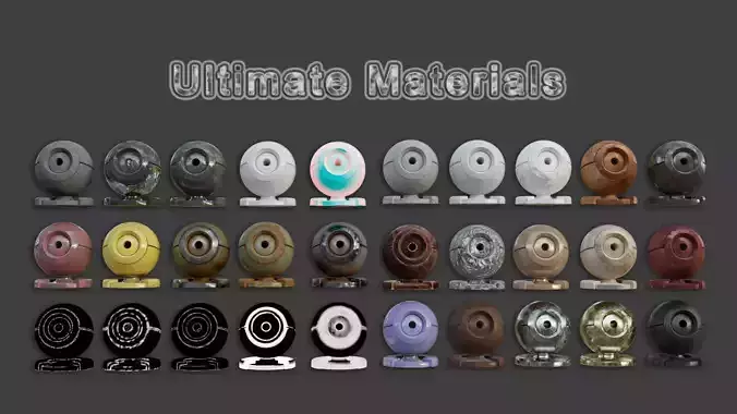 Ultimate Smart Materials for Blender 3D Texture