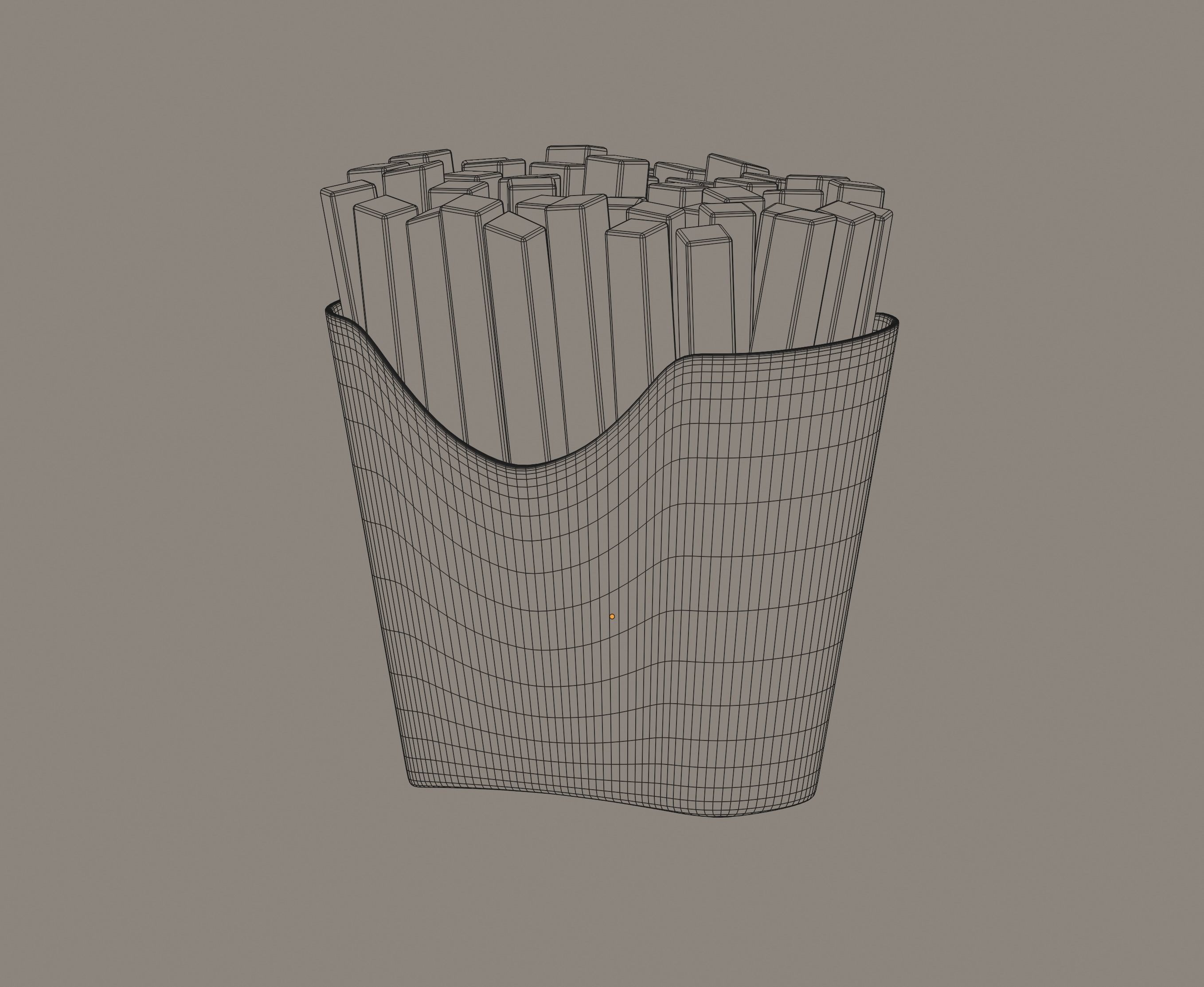 French Fries 3D model_10