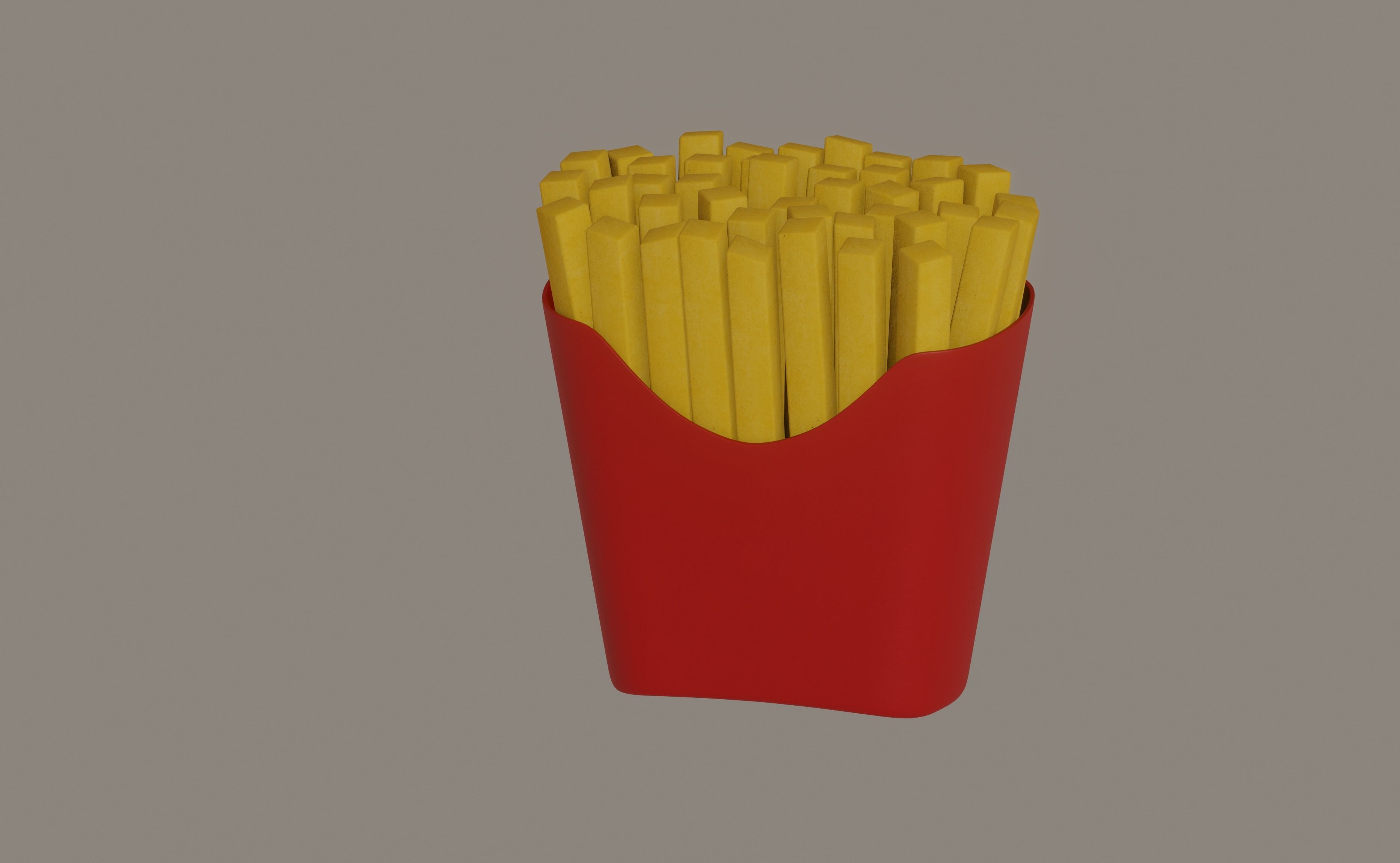 French Fries 3D model_2