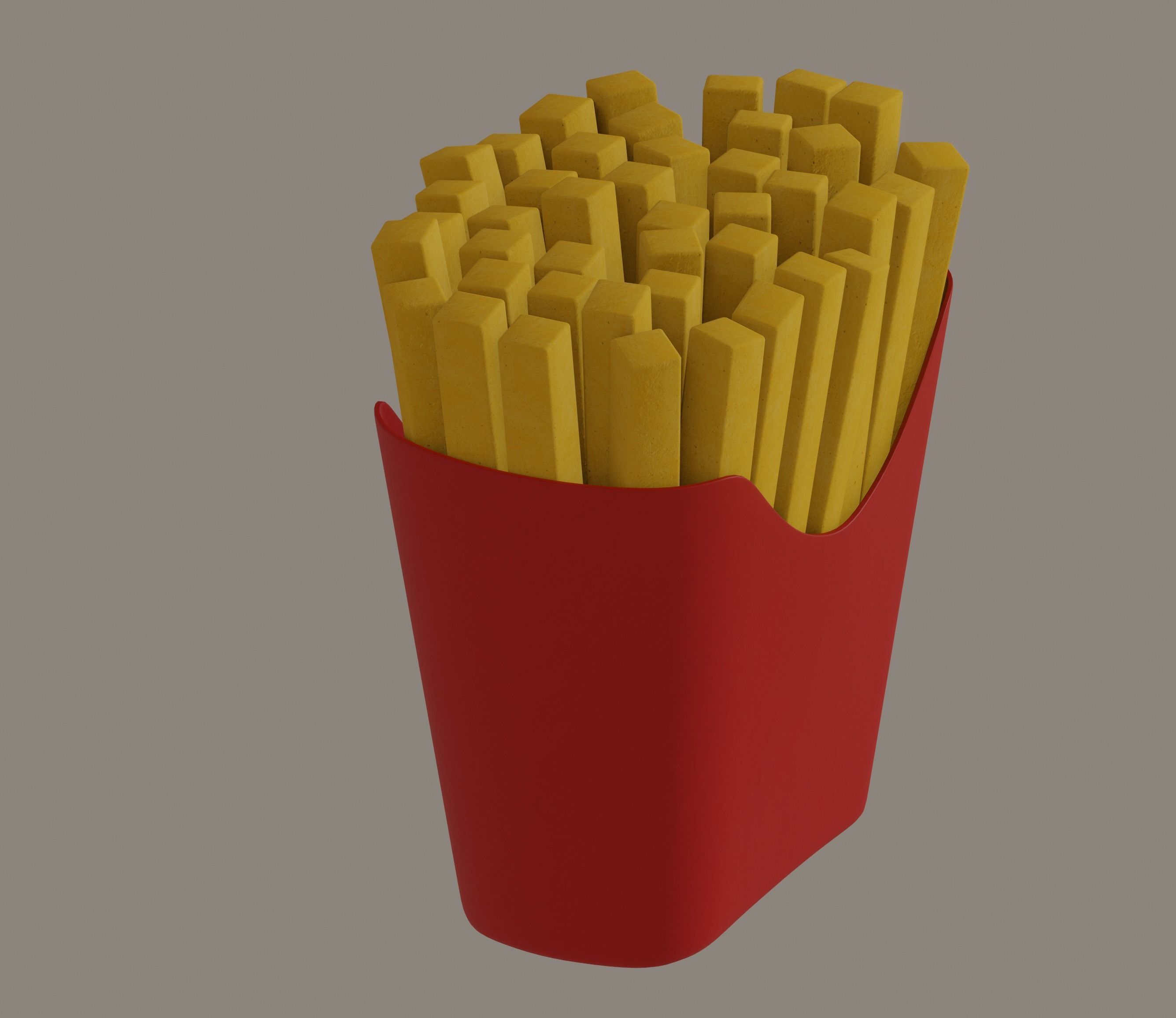 French Fries 3D model_6