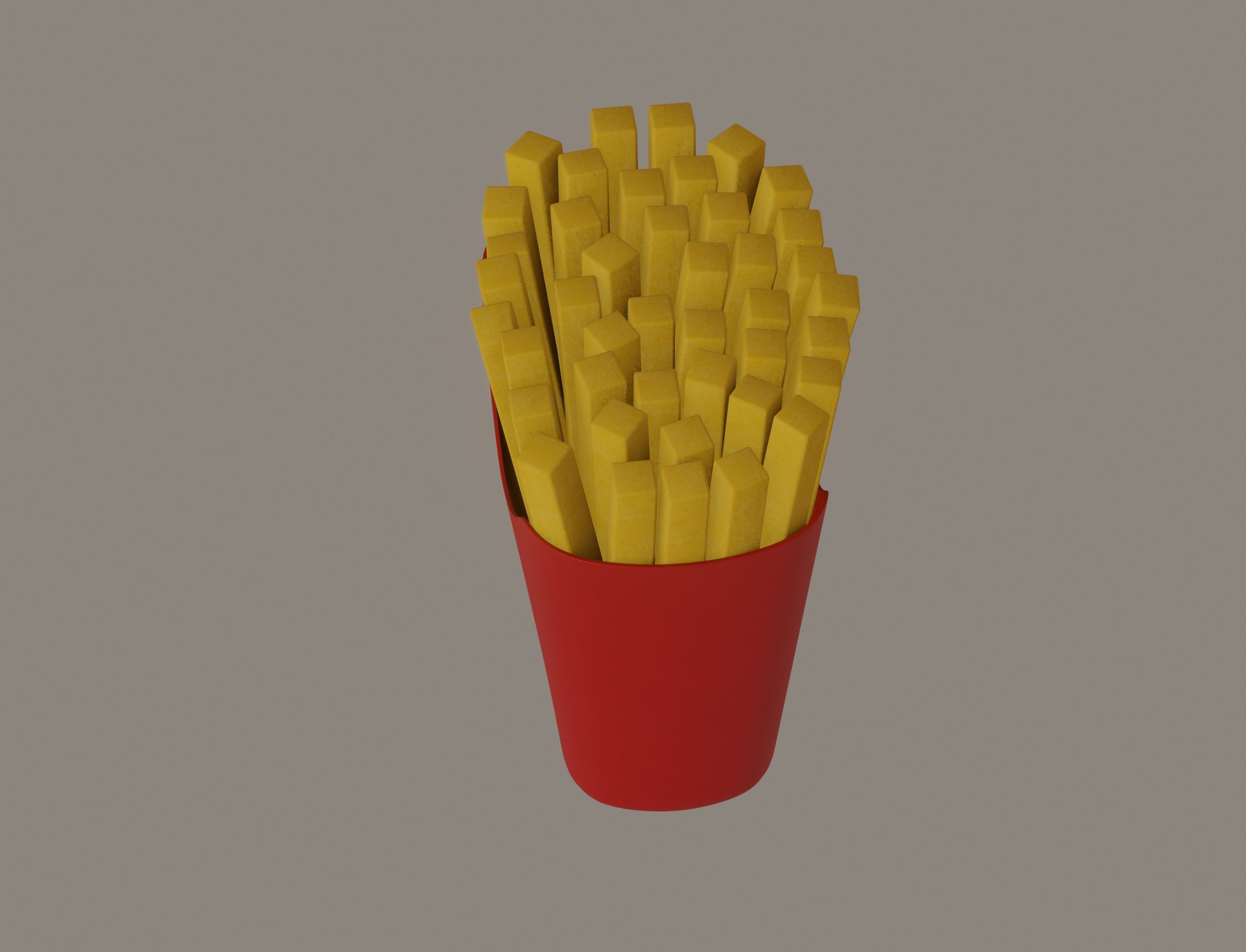 French Fries 3D model_4