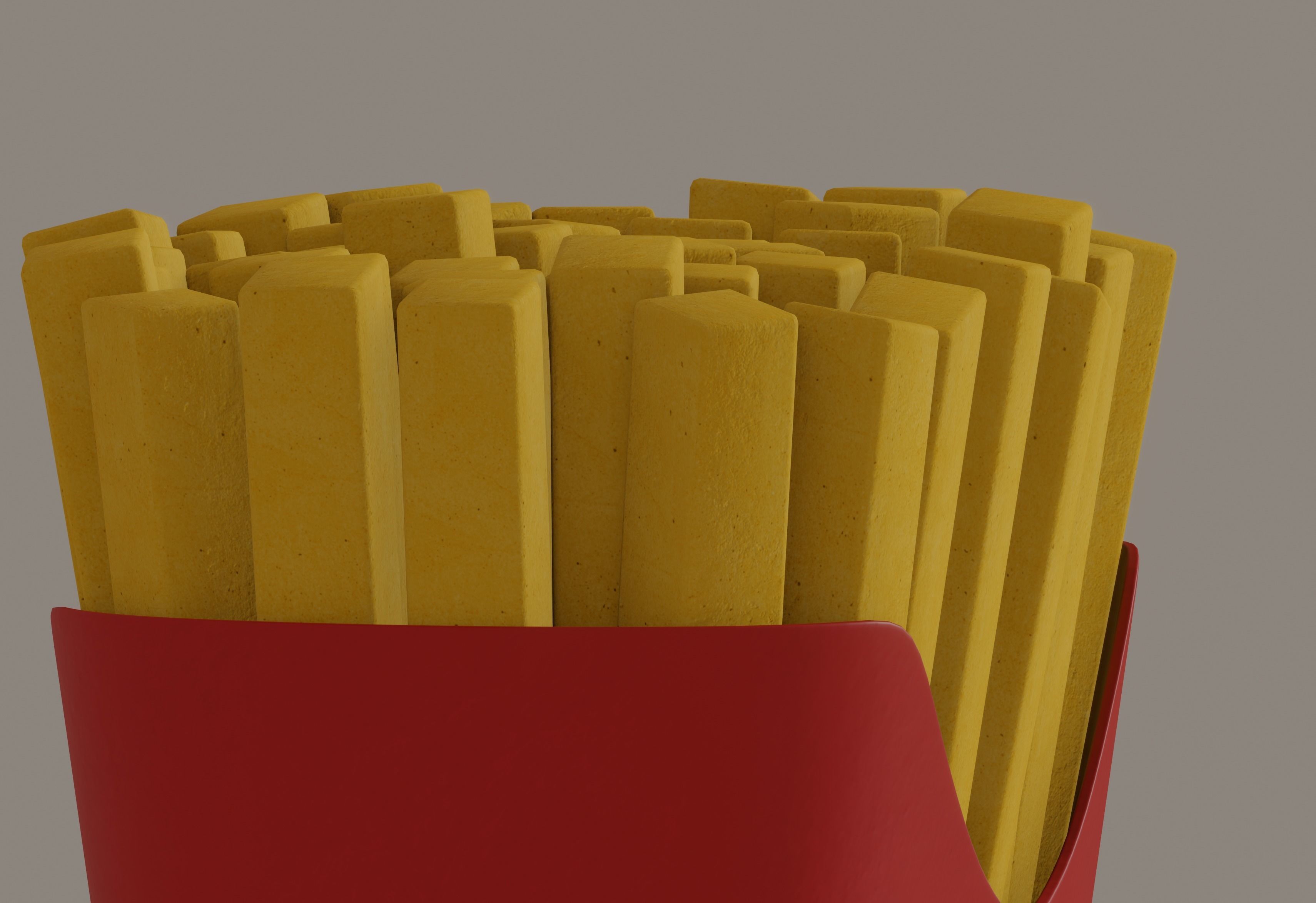 French Fries 3D model_9