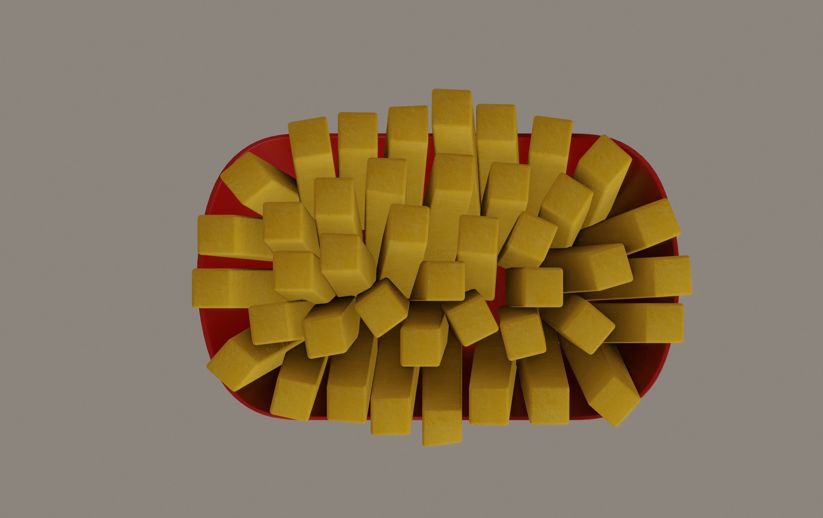 French Fries 3D model_7