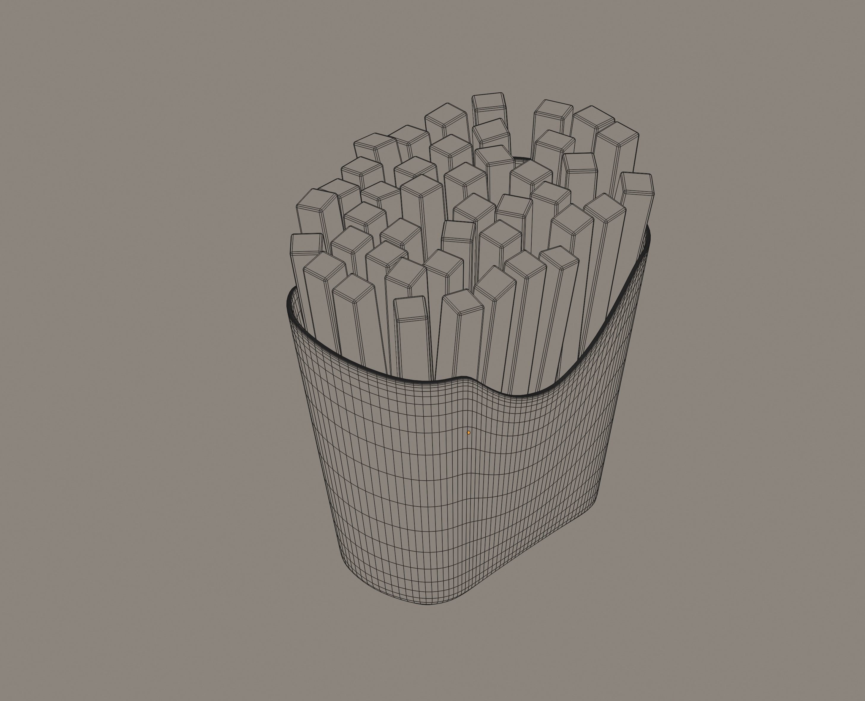 French Fries 3D model_11