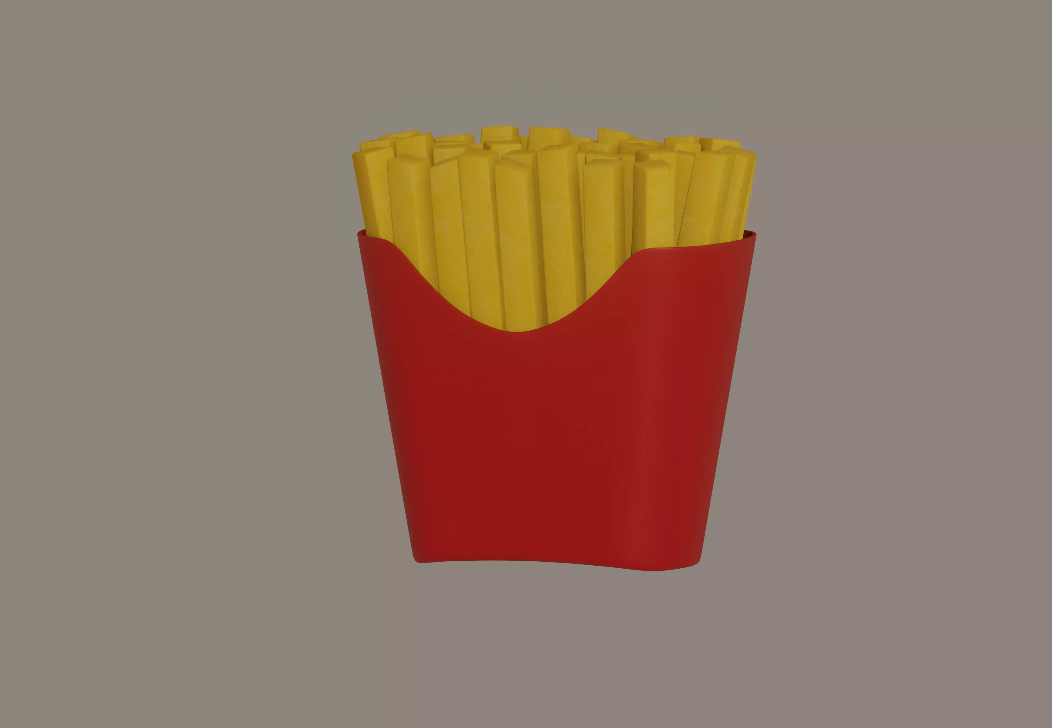 French Fries 3D model_0