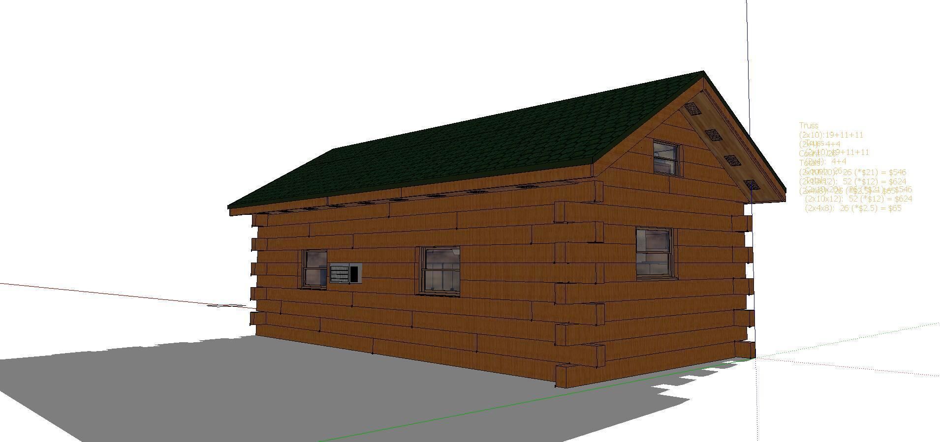 Creative Design-Holiday Cabin-093 3D model_2