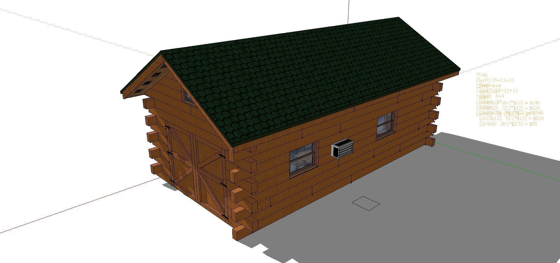 Creative Design-Holiday Cabin-093 3D model_4