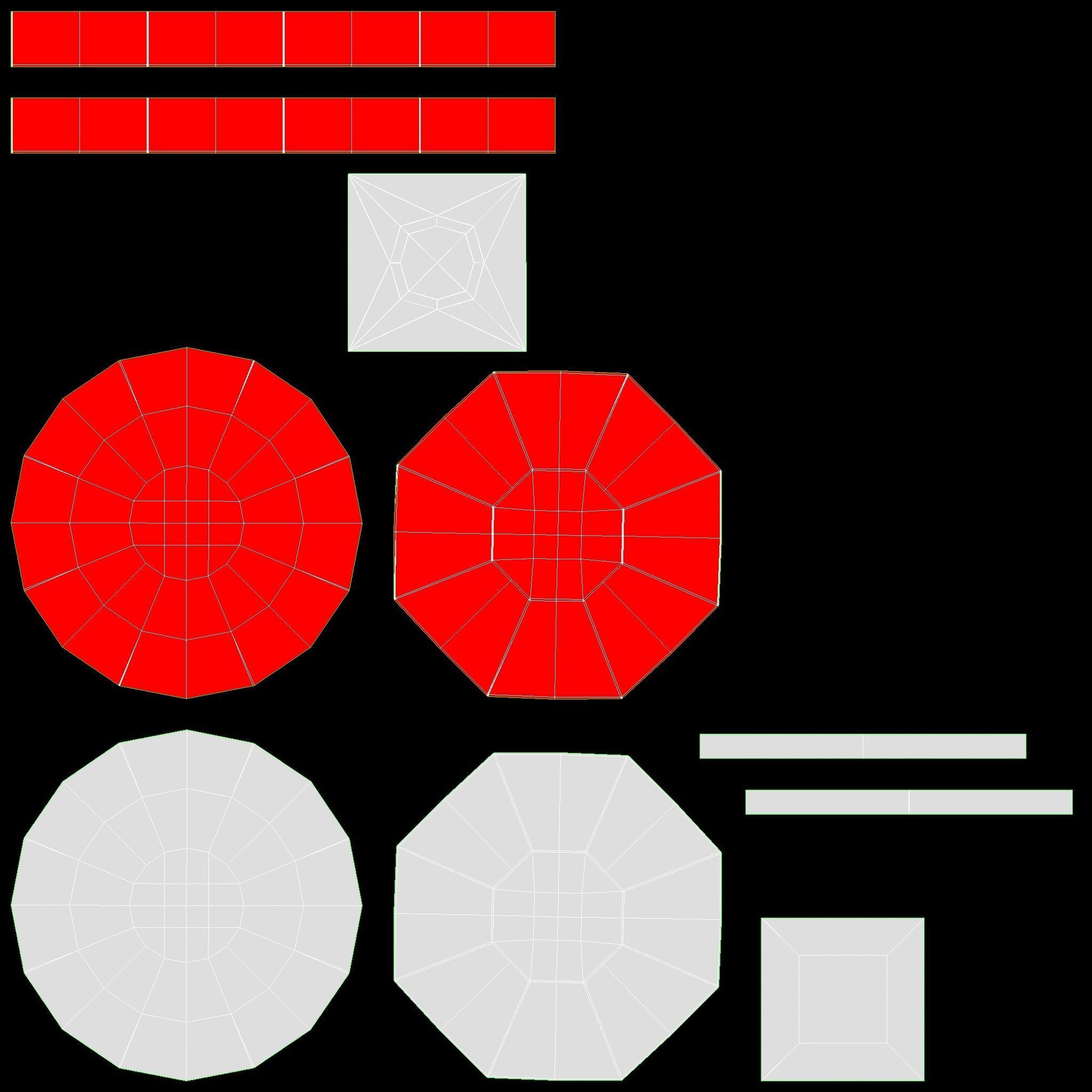 Royal crown with gems and velvet 01 3D model_19