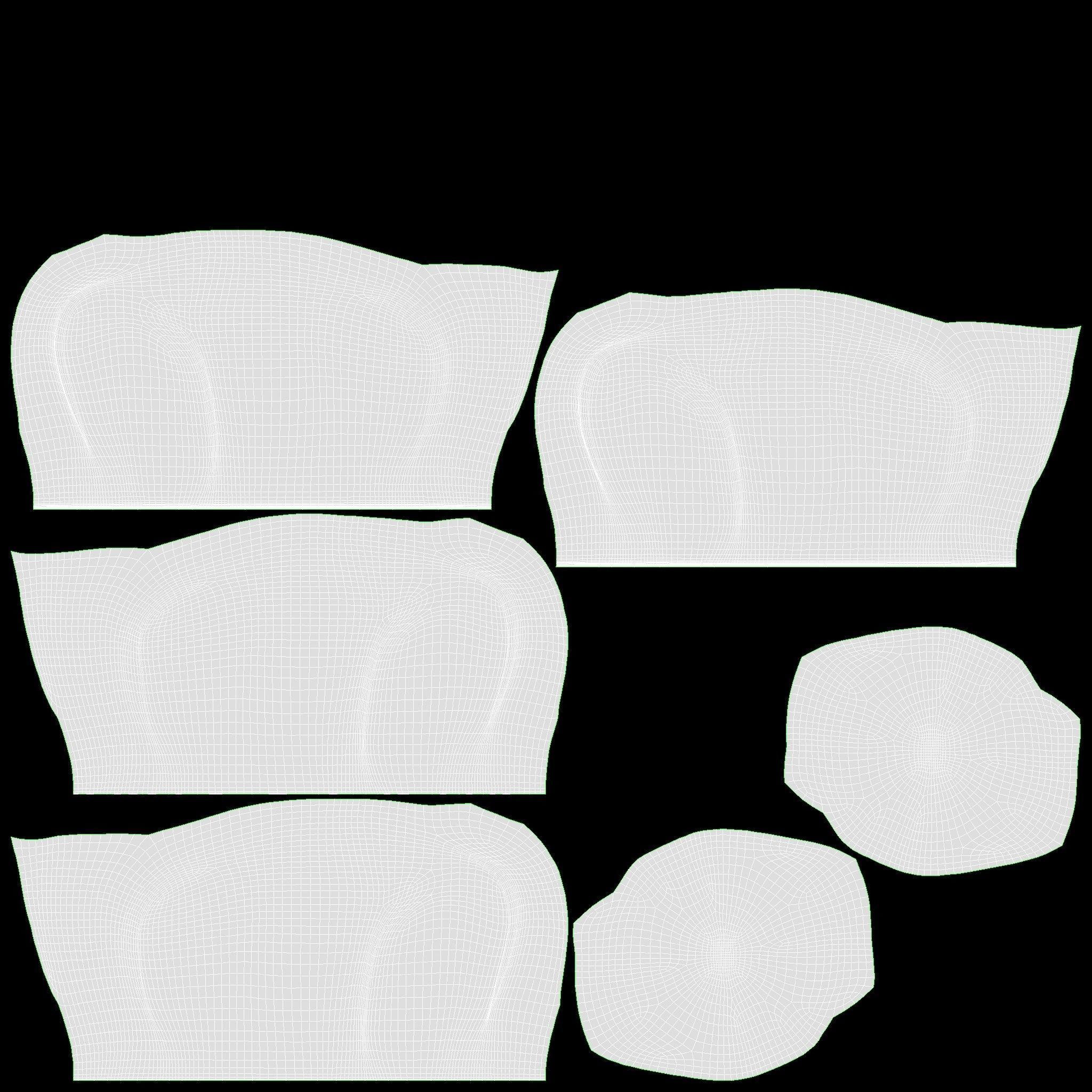 Royal crown with gems and velvet 01 3D model_20