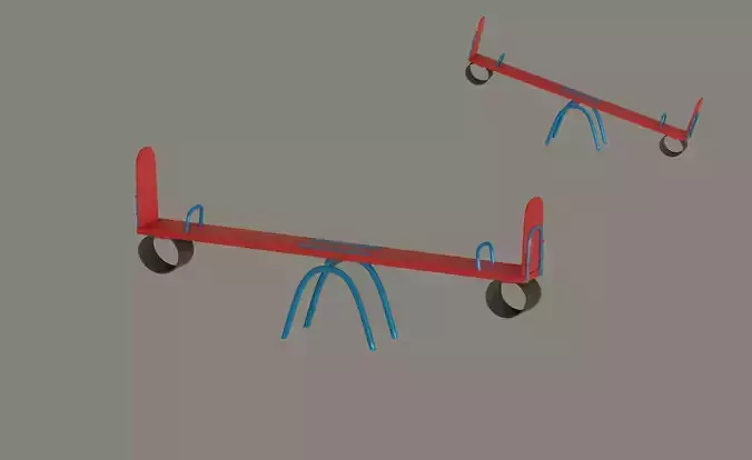 Seesaw 3D model