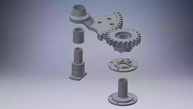 Motorcycle Kick Start Mechanism