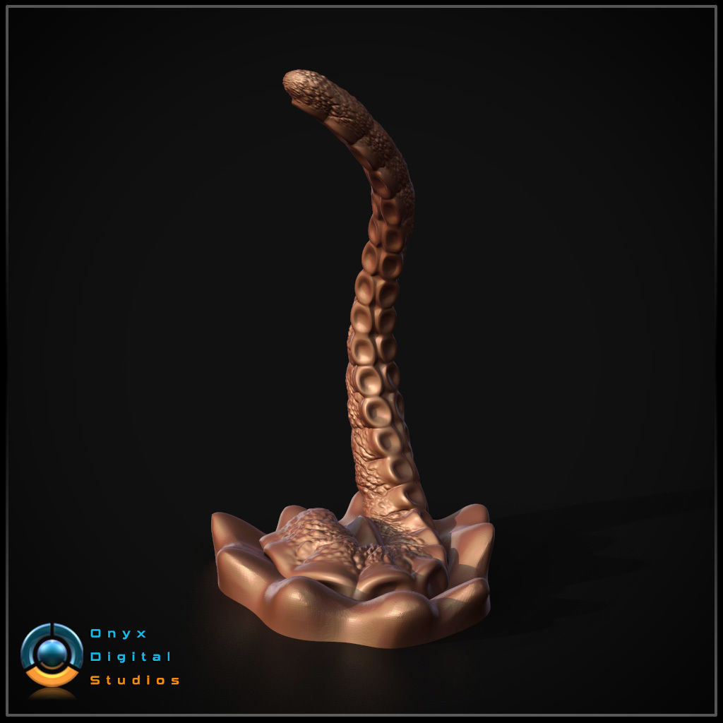 Kong Vs Giant Squid 3d printable 3D print model_6