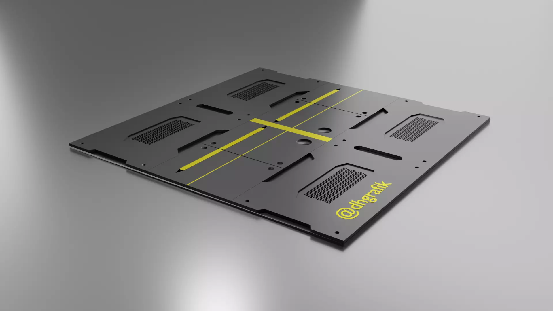 SCI-FI FLOOR PANEL Free 3D model