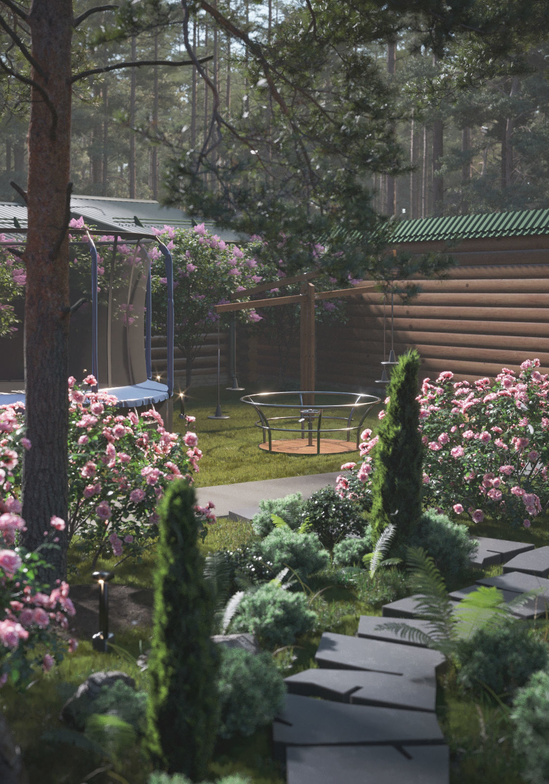 Exterior scene 3D model_5