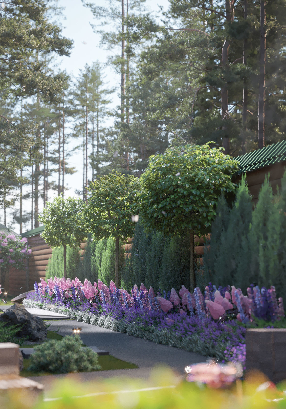 Exterior scene 3D model_4