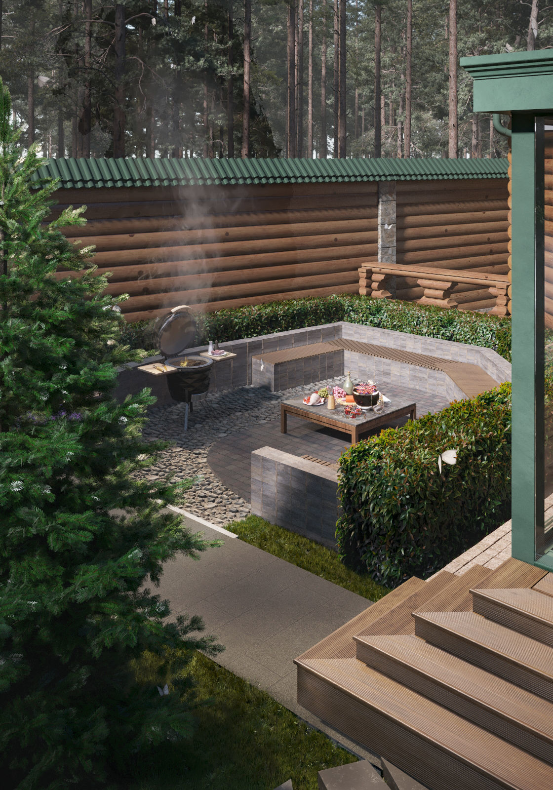 Exterior scene 3D model_8