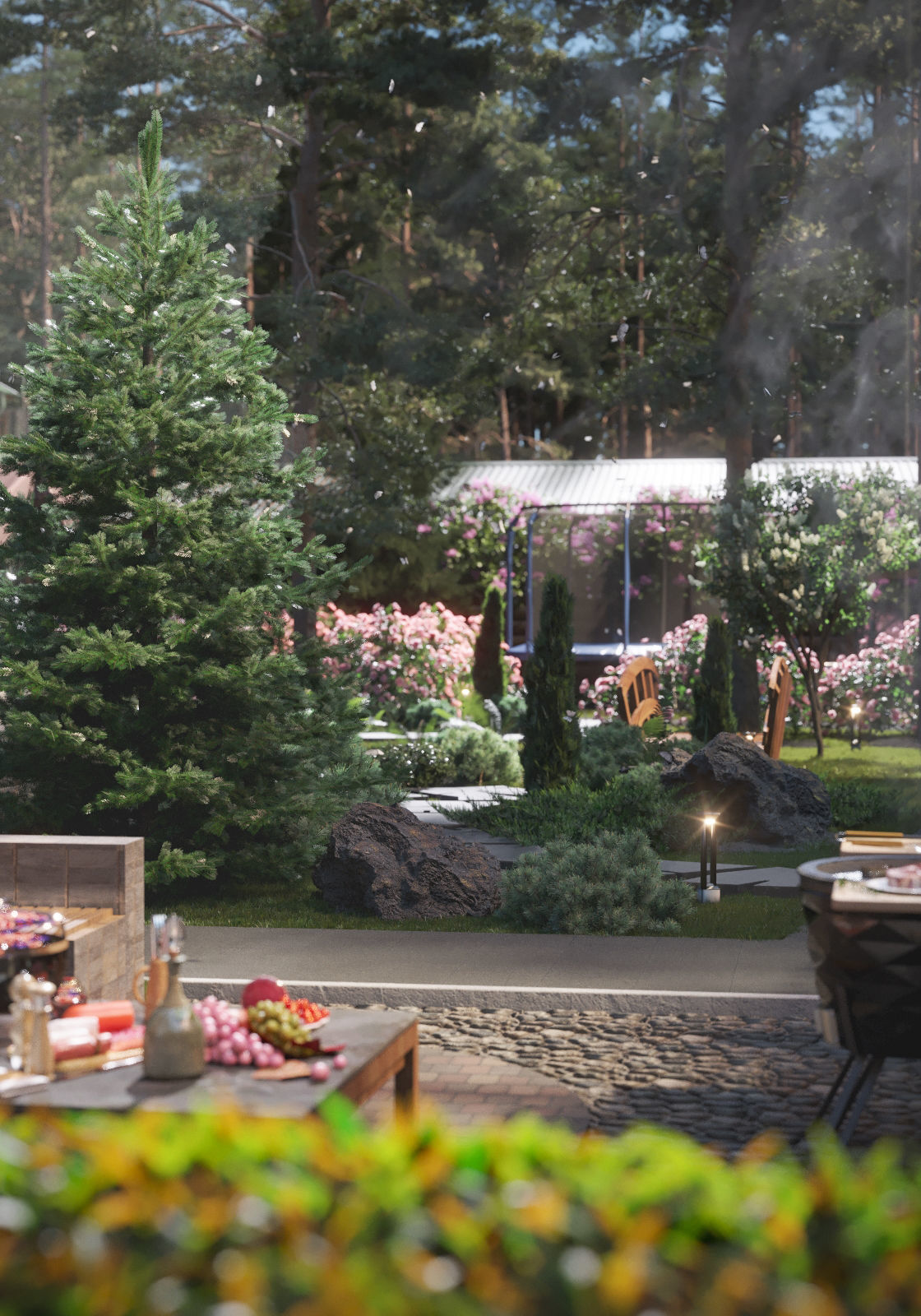 Exterior scene 3D model_2