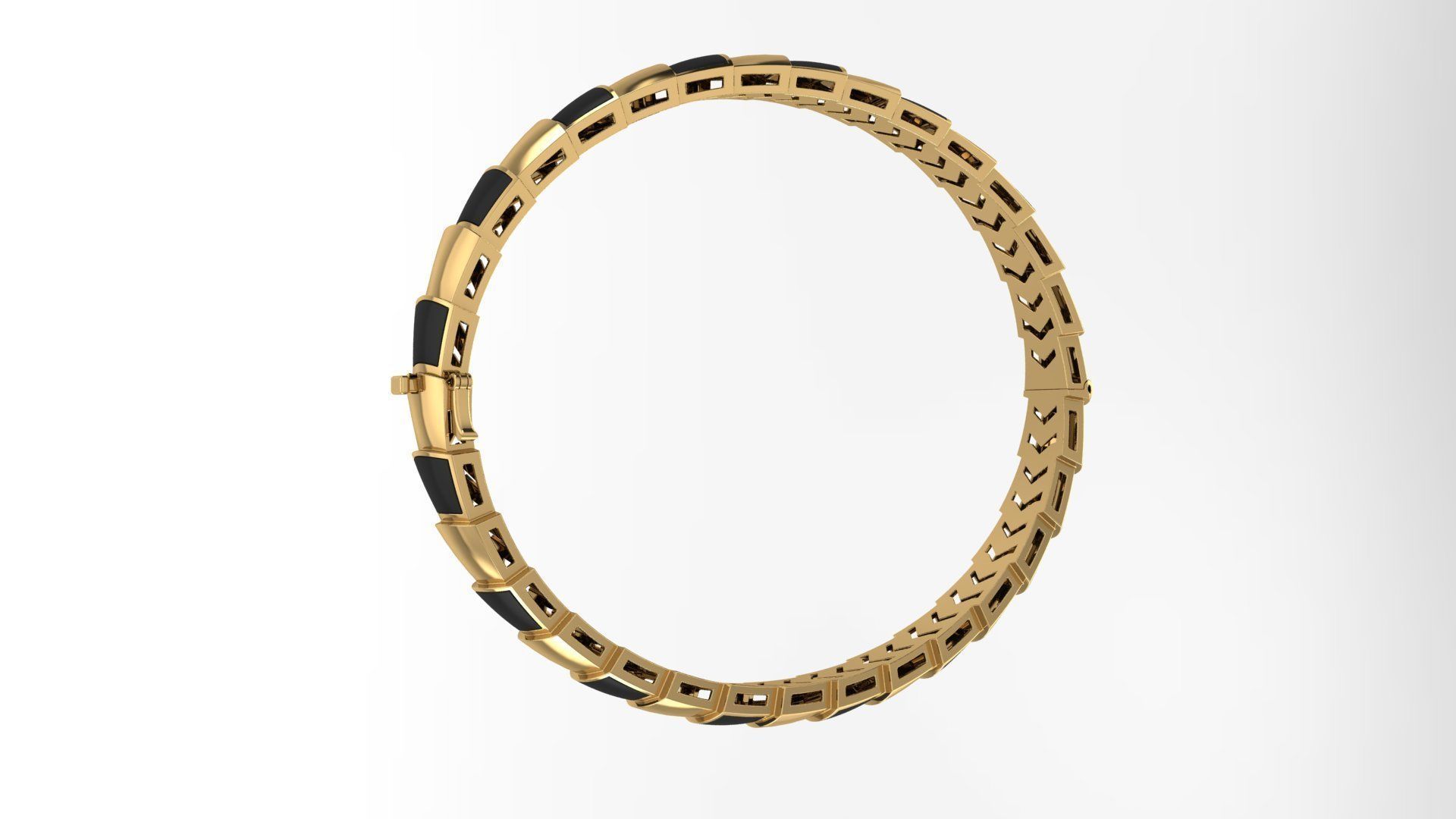 Bracelet 3d jewelry model 3D print model_2