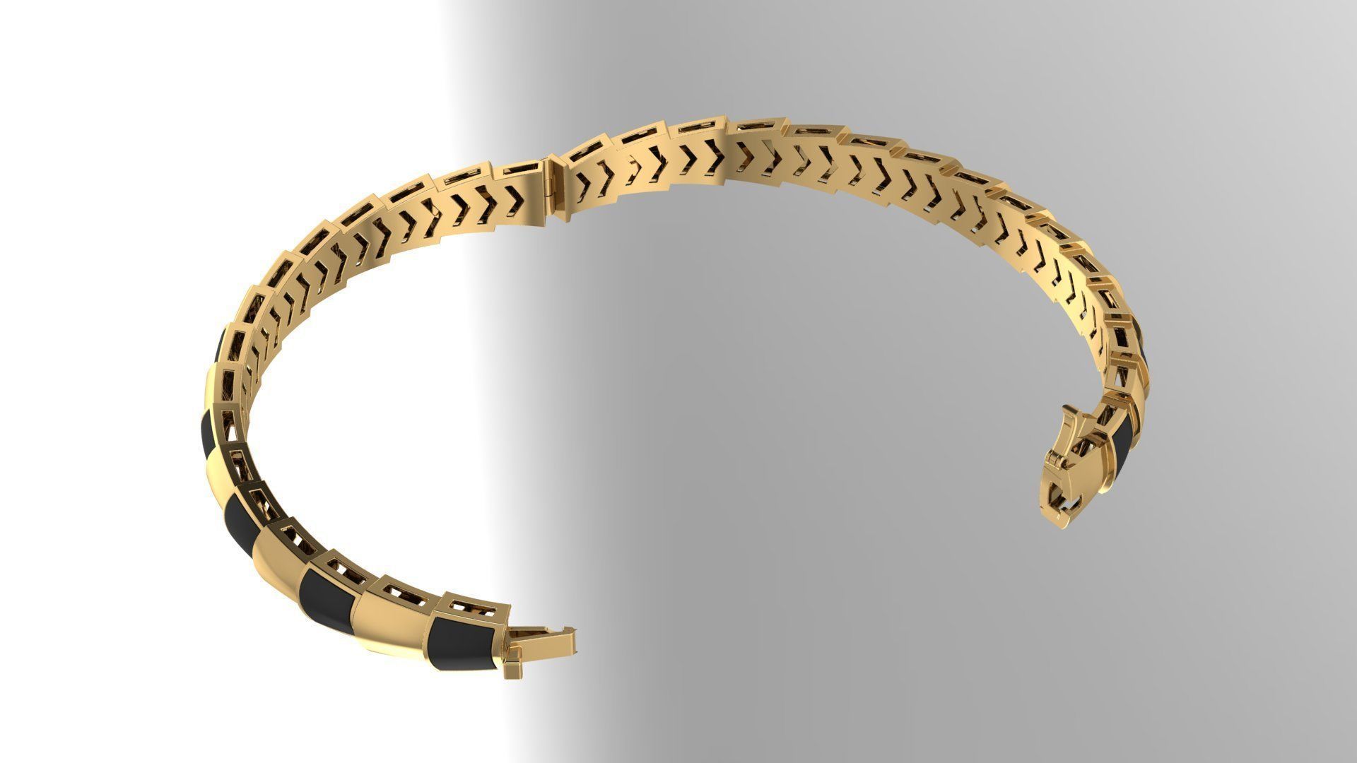 Bracelet 3d jewelry model 3D print model_1