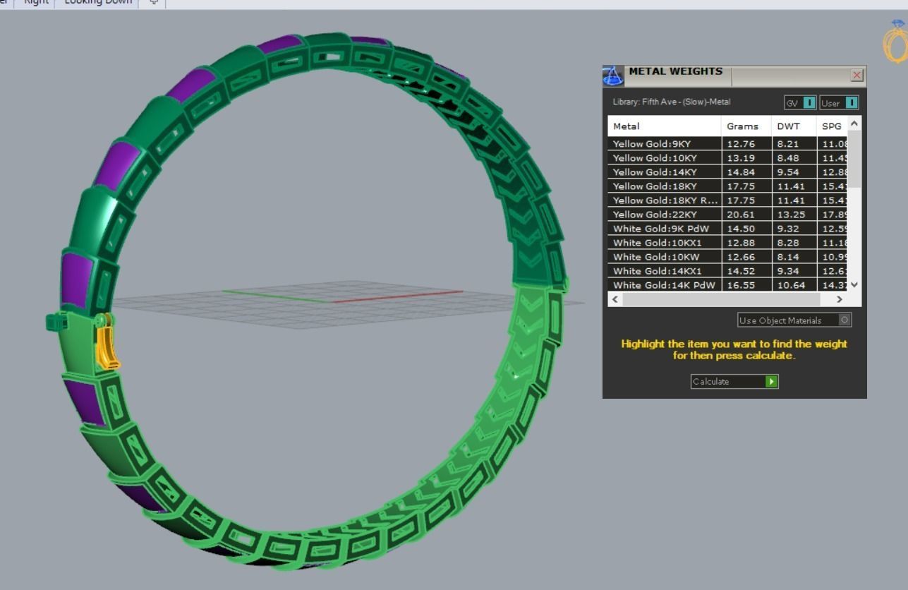 Bracelet 3d jewelry model 3D print model_4