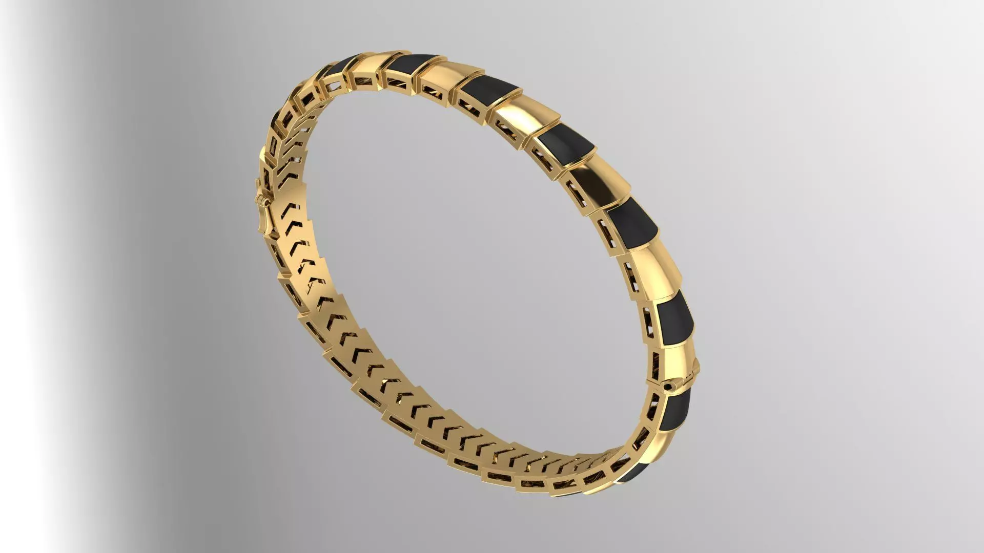 Bracelet 3d jewelry model 3D print model_0