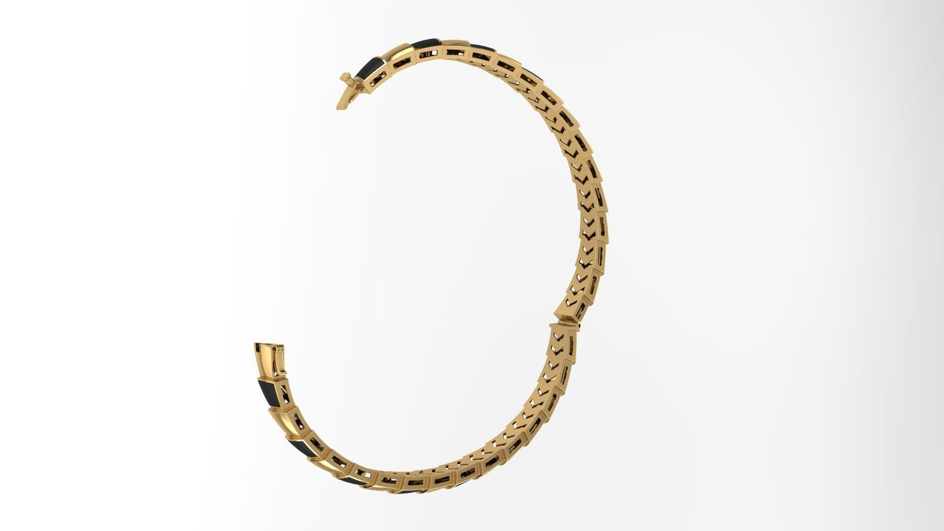 Bracelet 3d jewelry model 3D print model_3