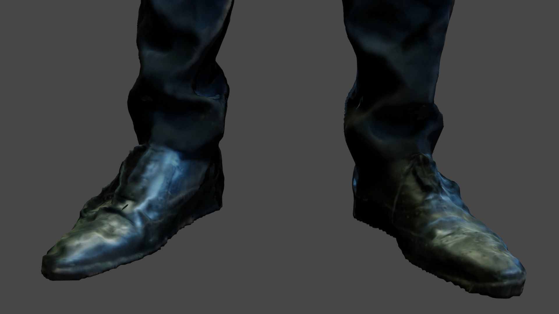 Rigged Human Photoscan - Male Low-poly 3D model_5