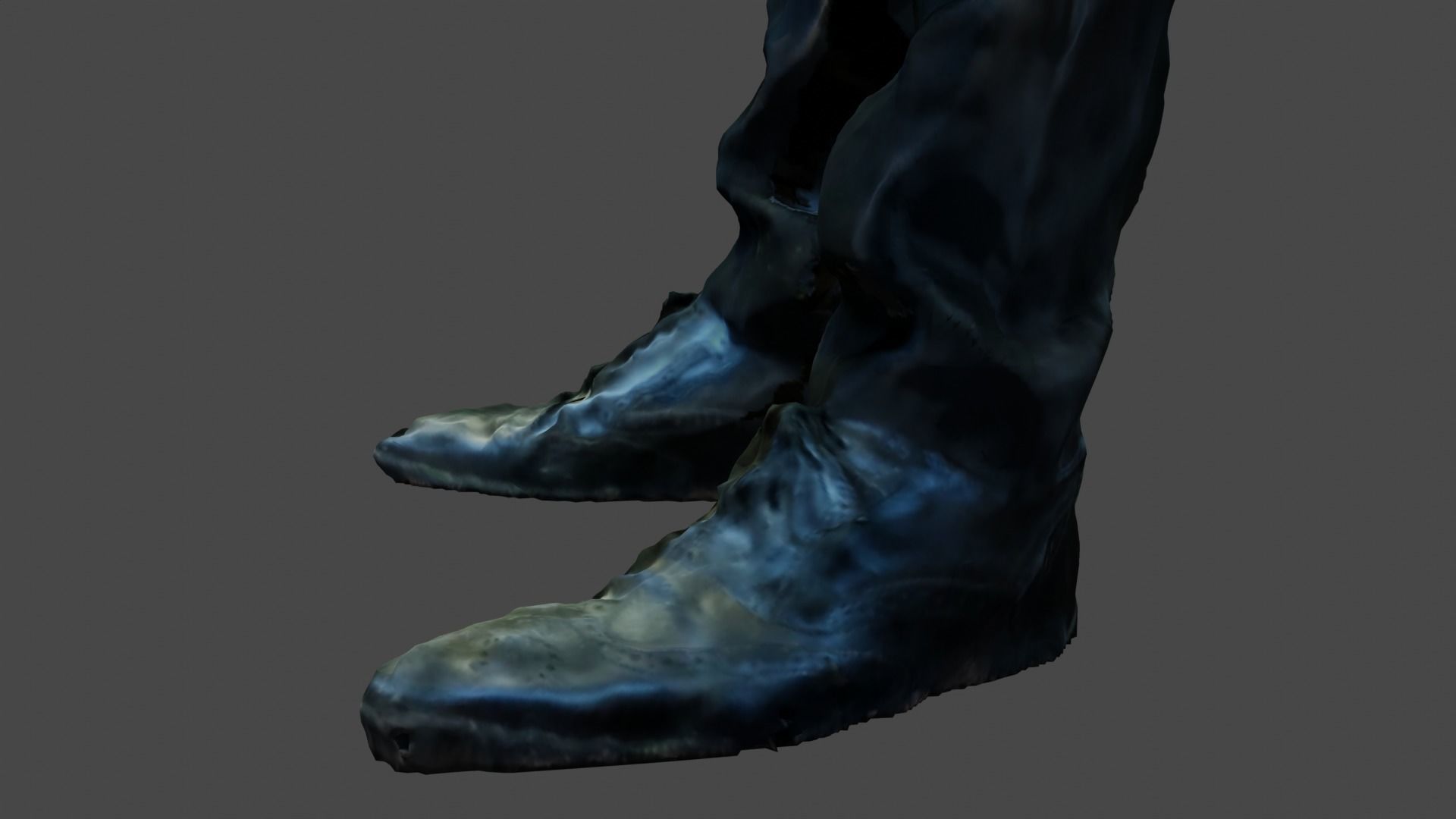 Rigged Human Photoscan - Male Low-poly 3D model_6