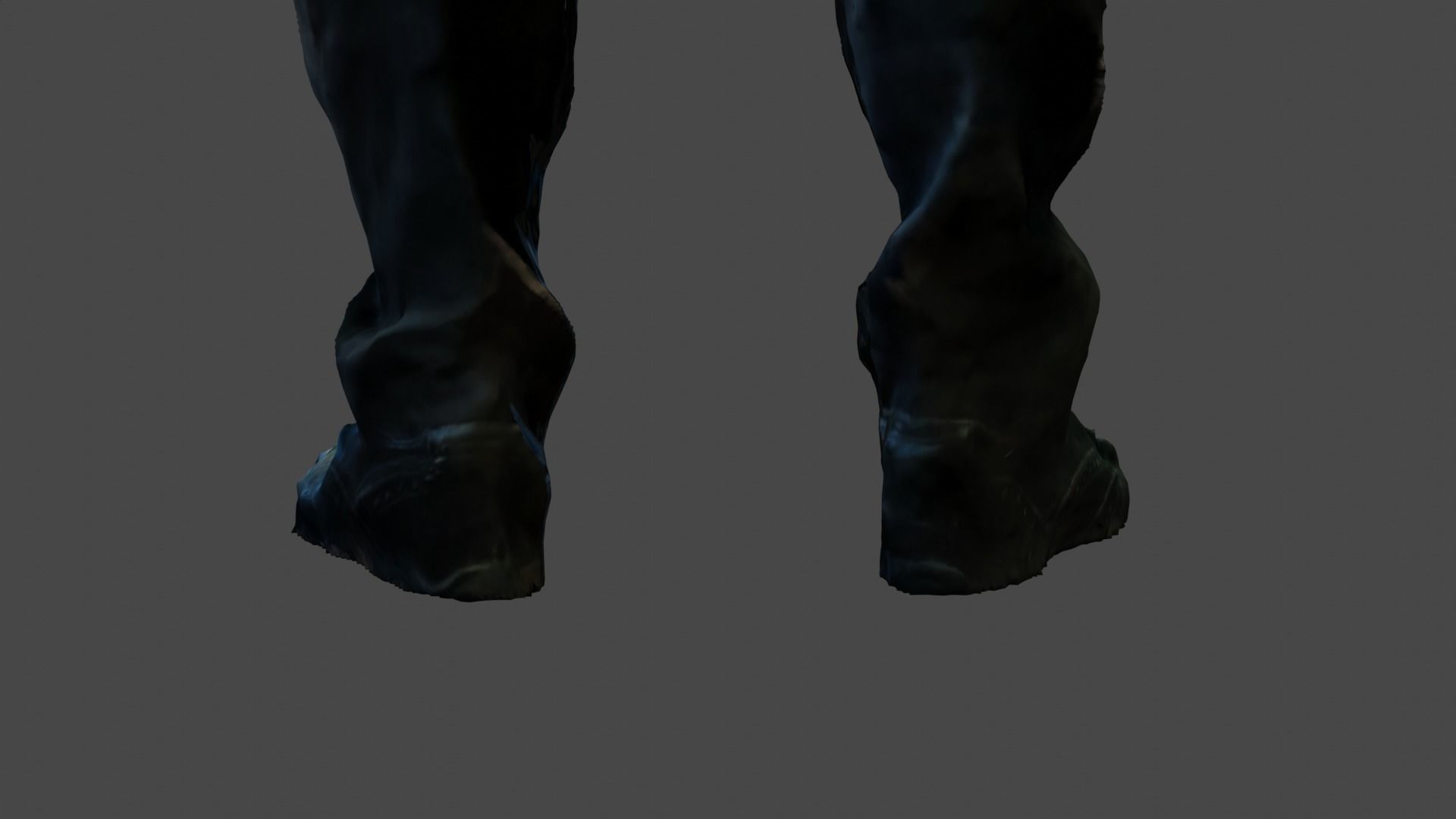 Rigged Human Photoscan - Male Low-poly 3D model_7