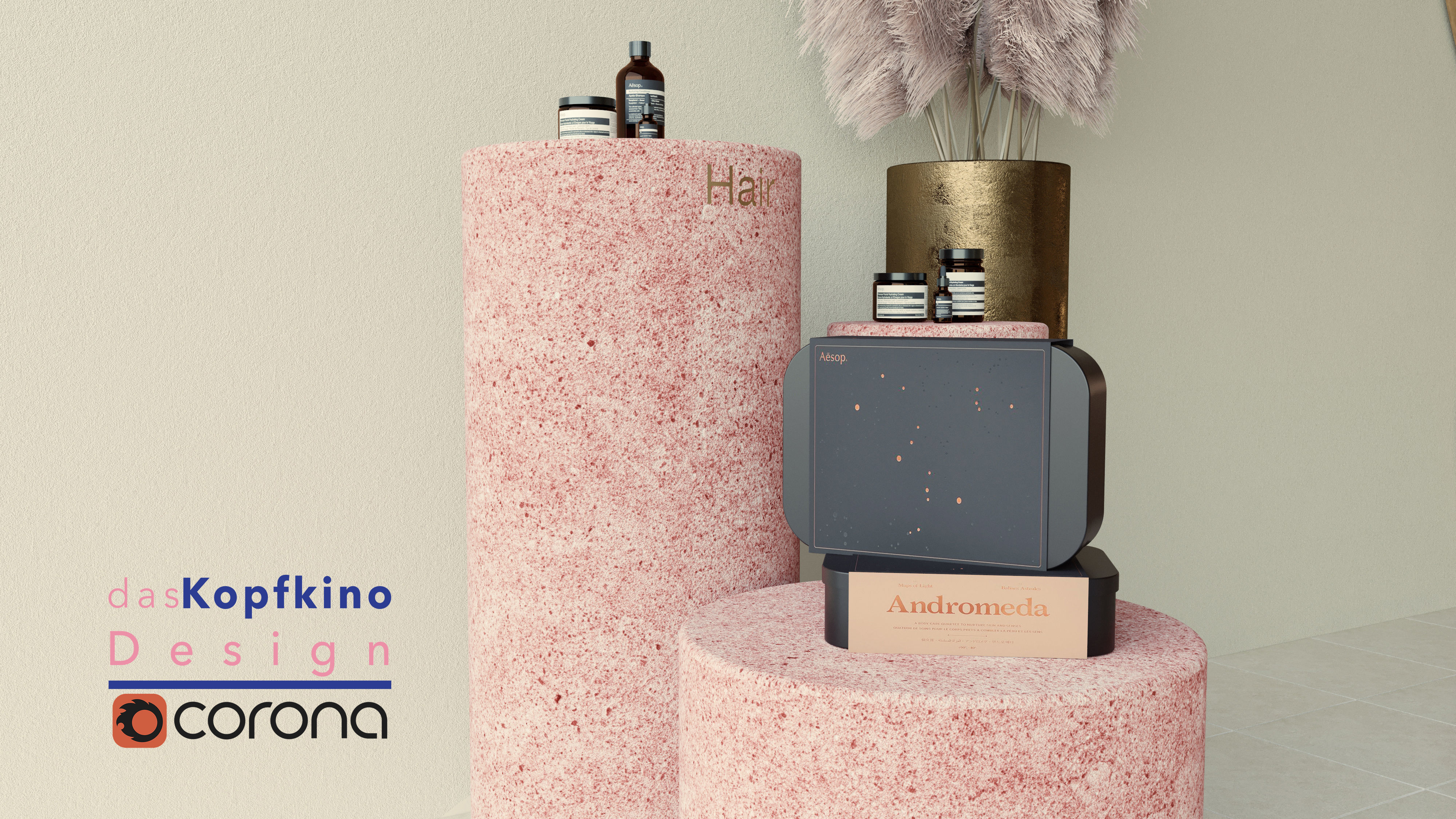 Cosmetics Store Design 3D model_7