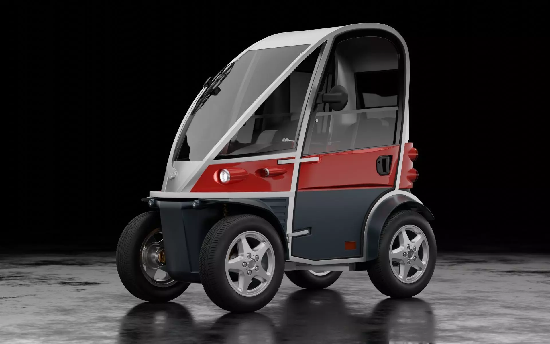 Kyburz PLUS II - Swiss electric vehicle 3D model_0