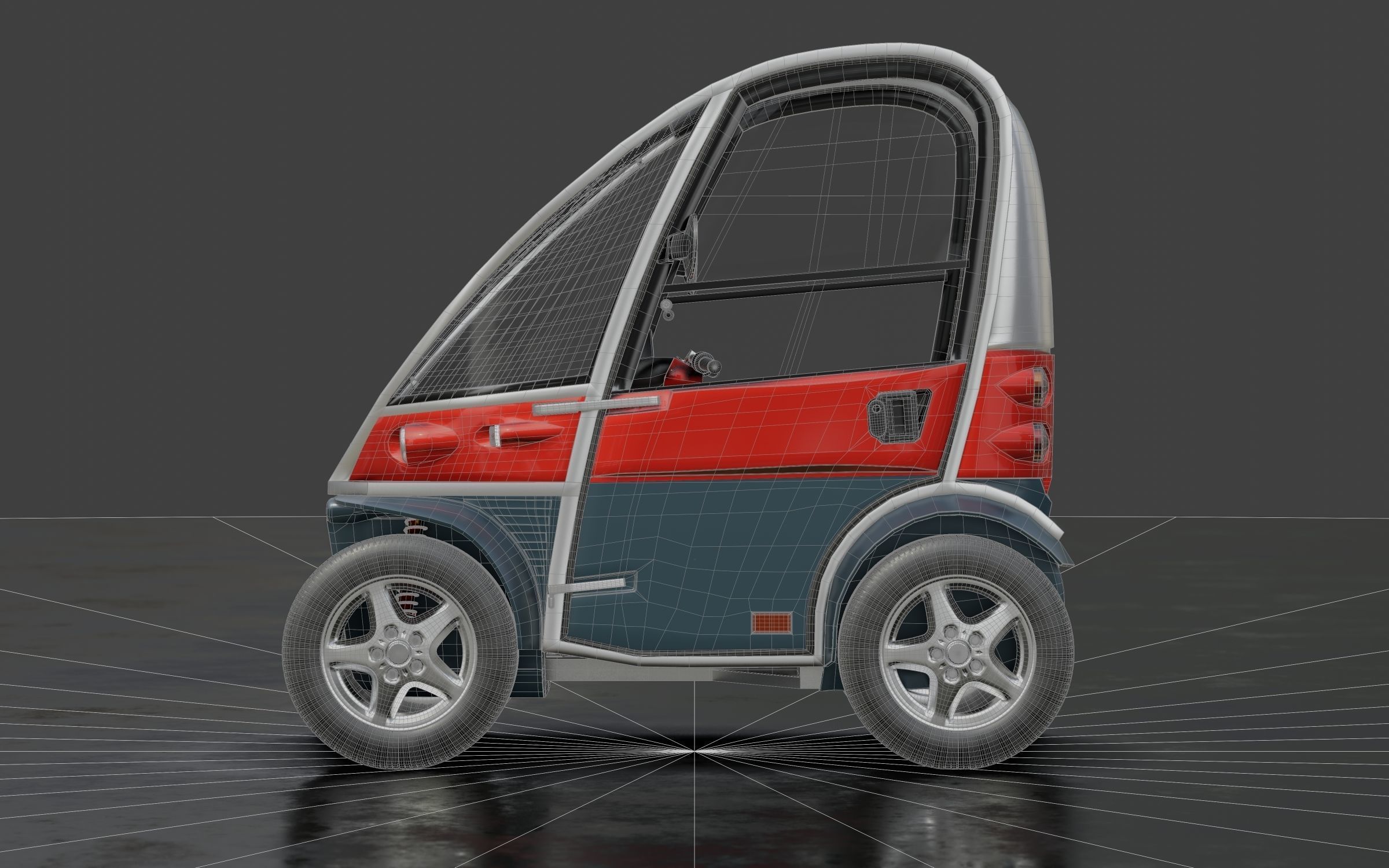 Kyburz PLUS II - Swiss electric vehicle 3D model_8