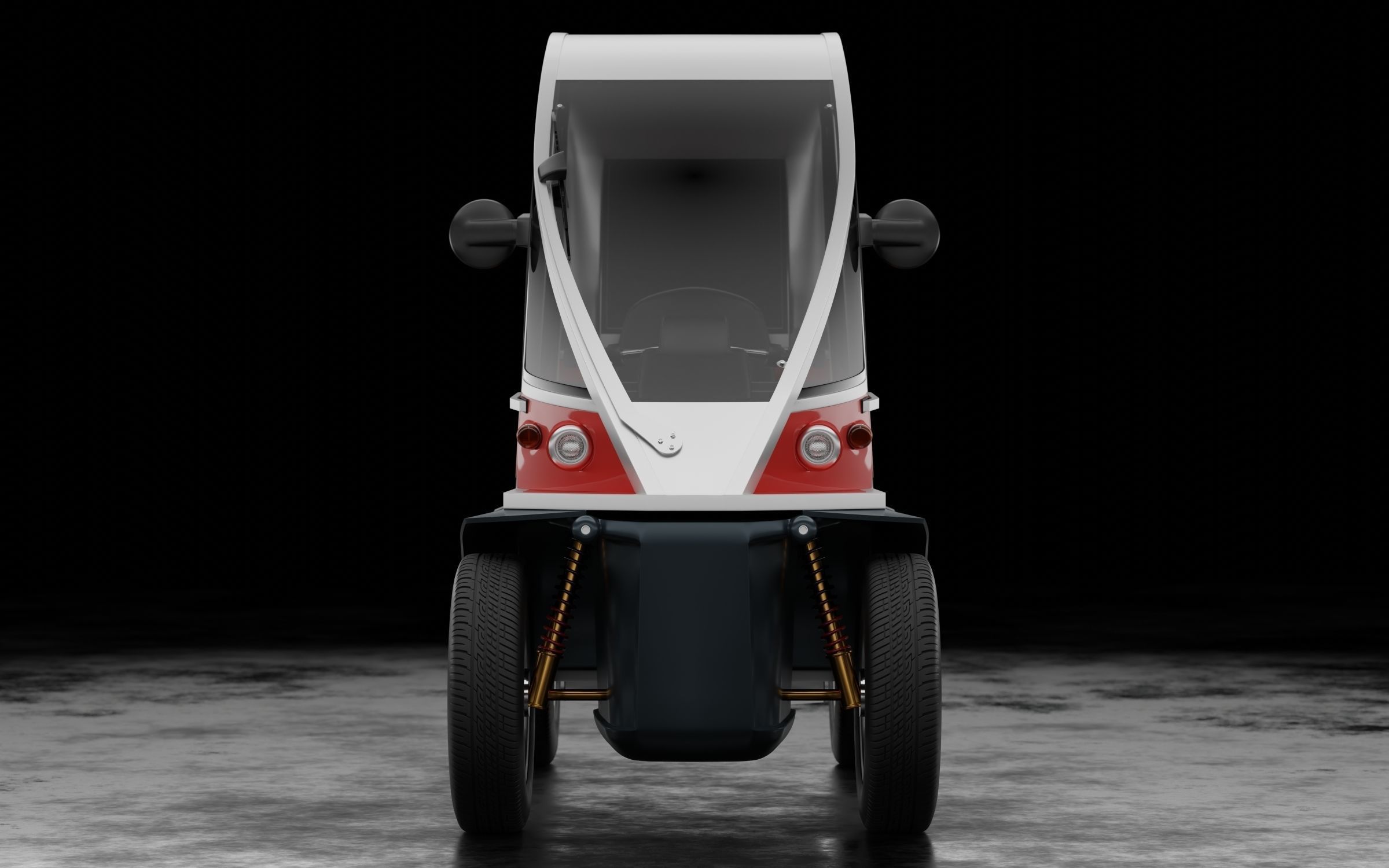 Kyburz PLUS II - Swiss electric vehicle 3D model_5
