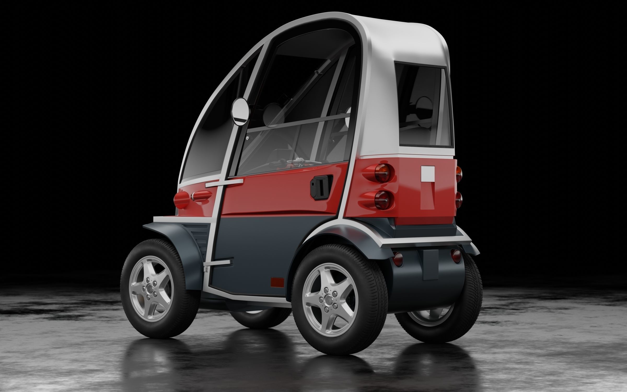 Kyburz PLUS II - Swiss electric vehicle 3D model_3