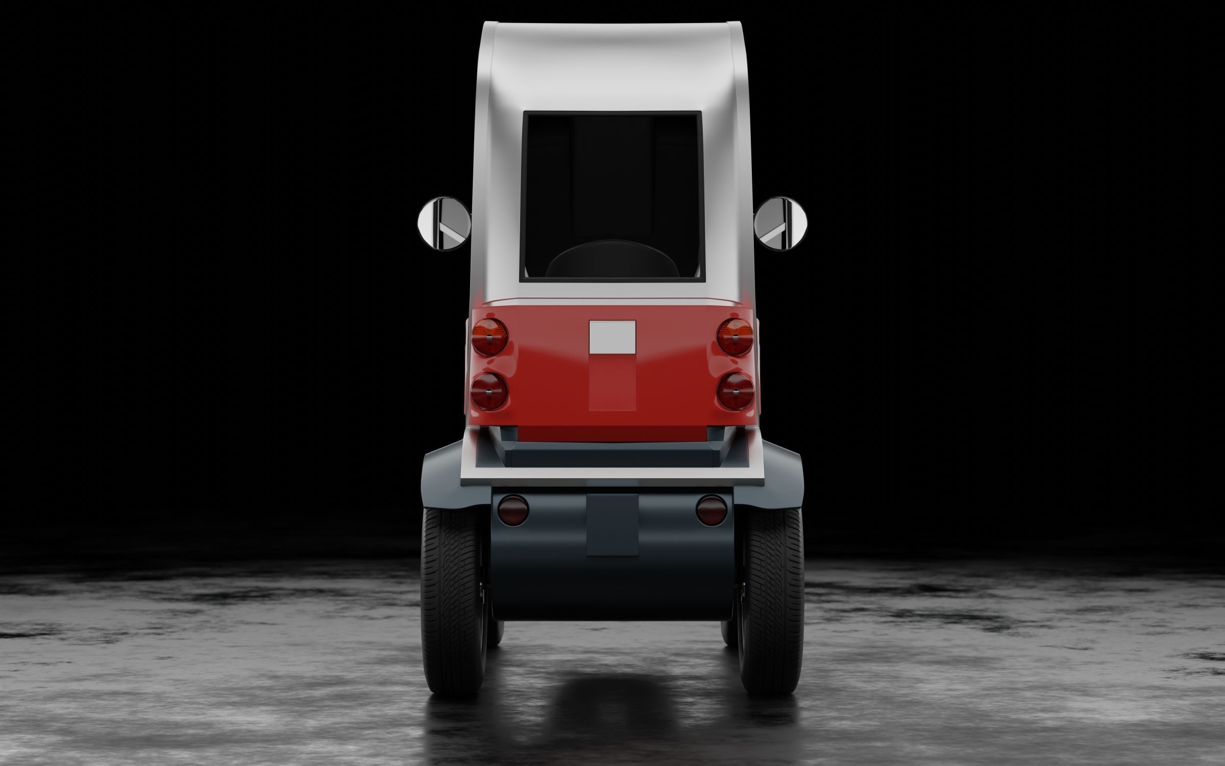 Kyburz PLUS II - Swiss electric vehicle 3D model_4