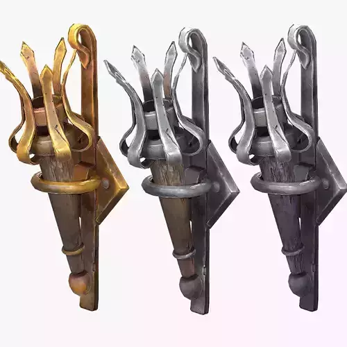 Stylized Castle Torch