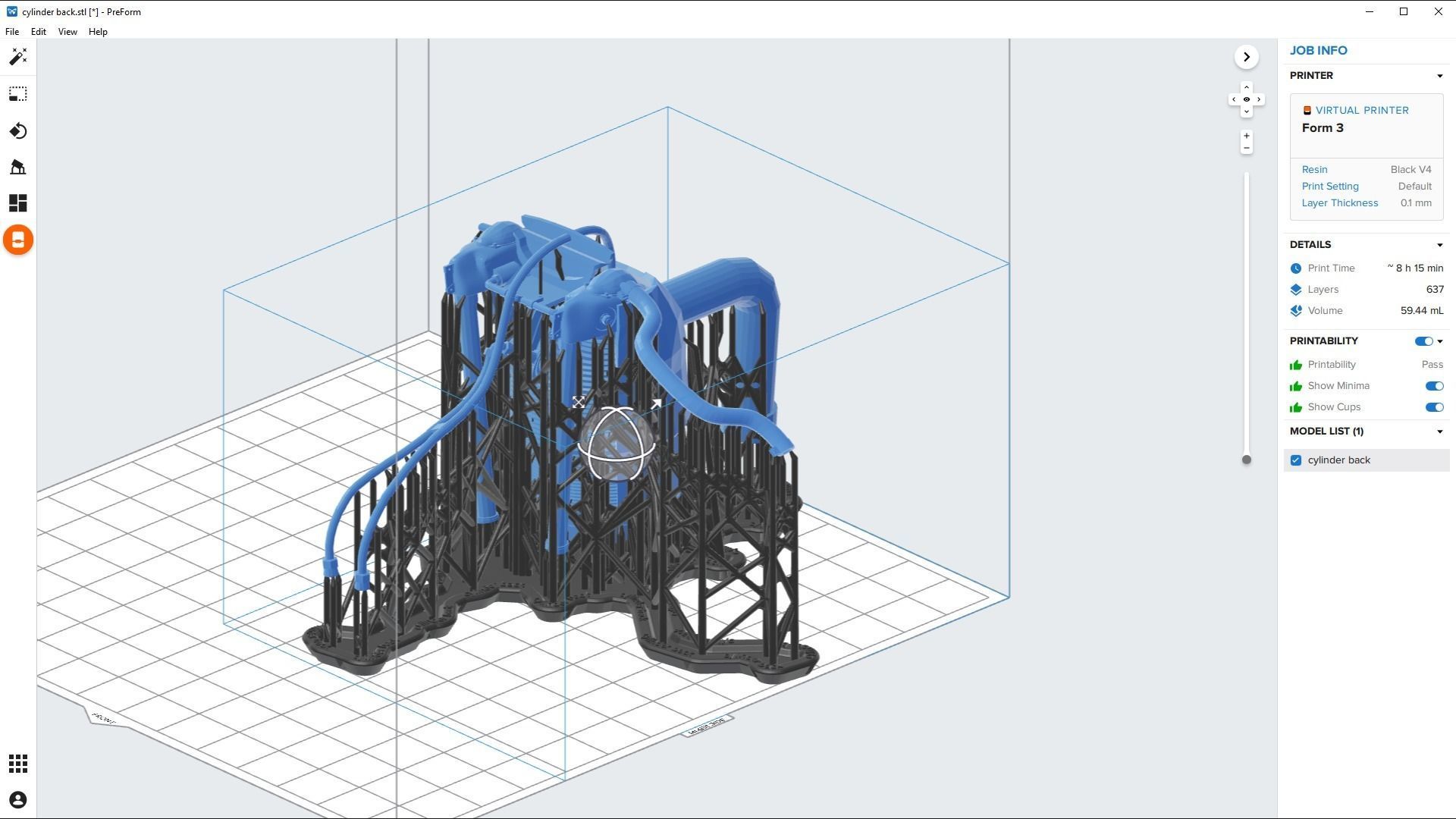 PW R1830 Radial Engine - Personal license - 1-6 scale 3D print model_11