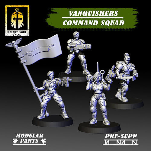 Vanquisher Command Squad 3D print model