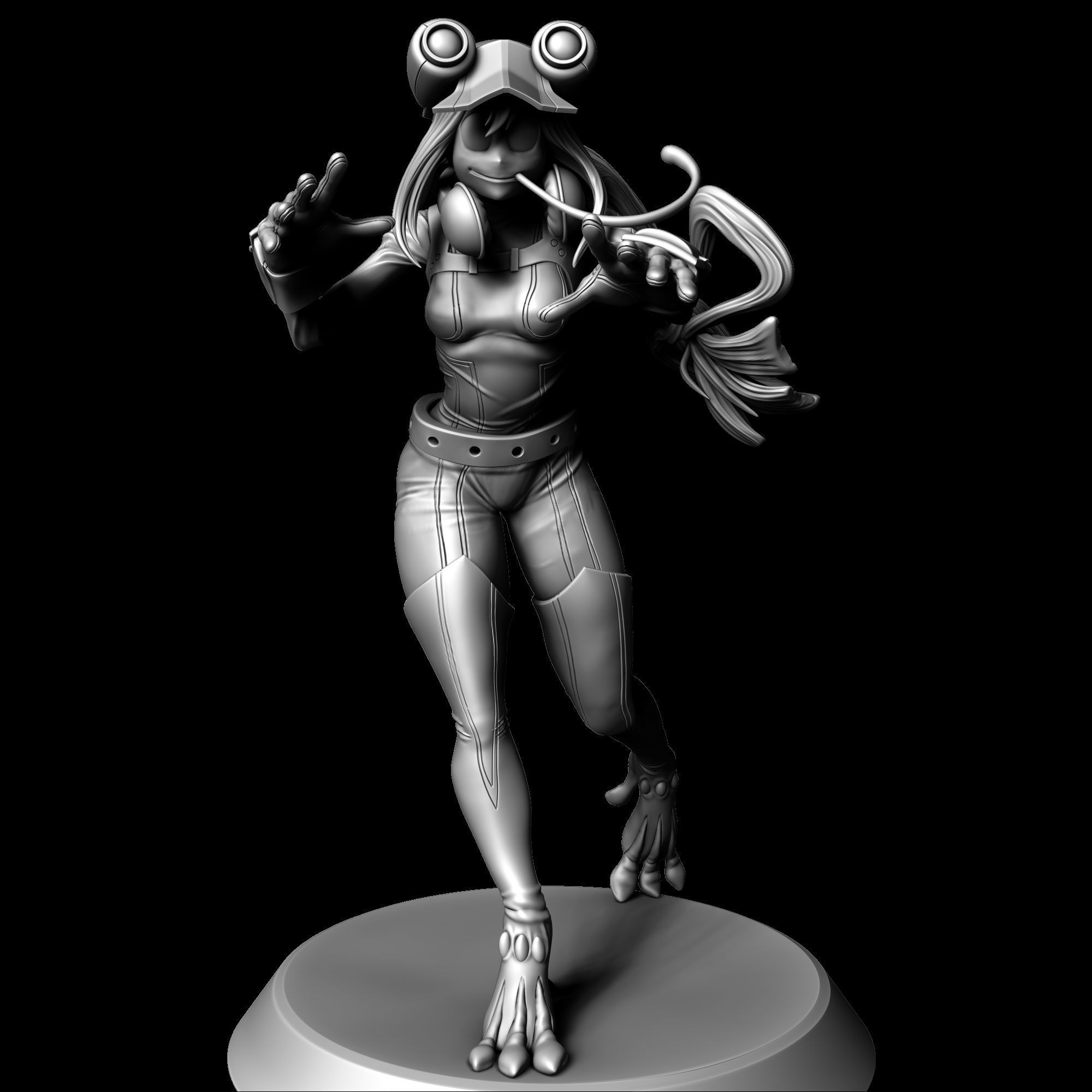 Asui tsuyu - My Hero Academia V2 3D print model_6