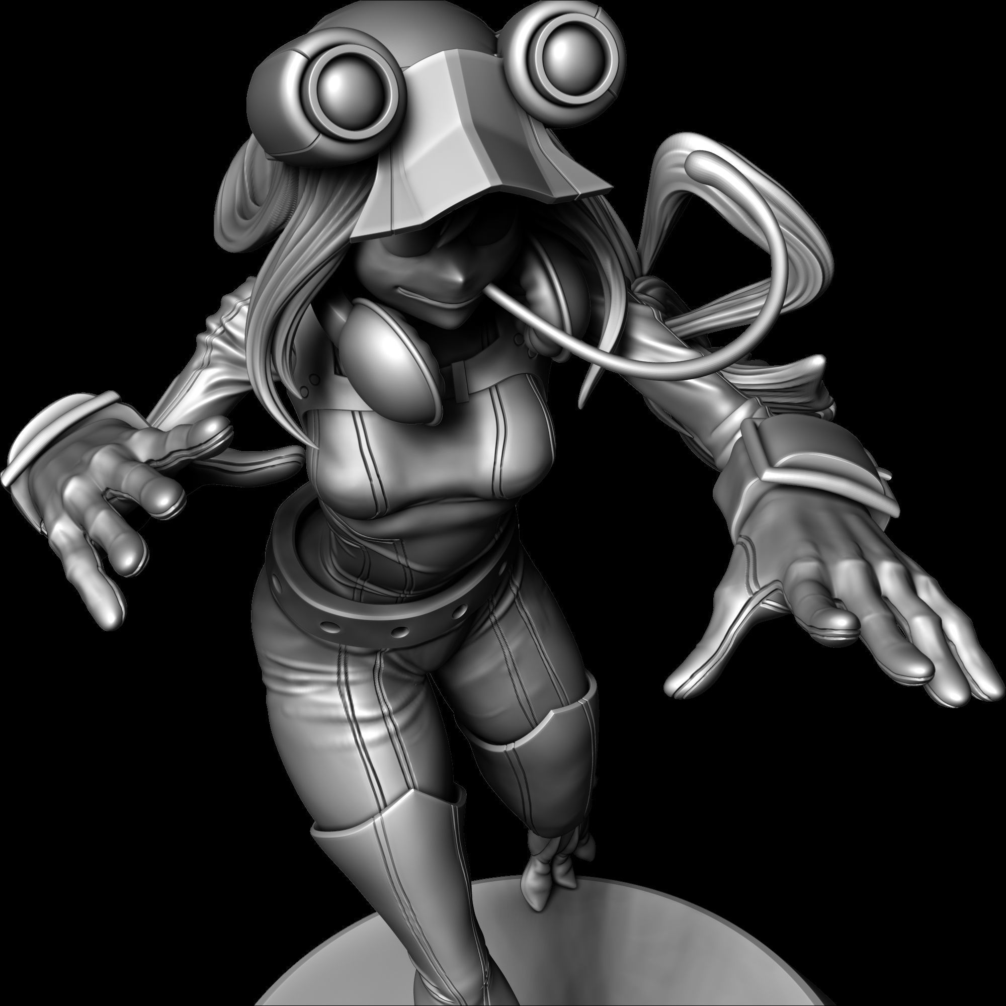 Asui tsuyu - My Hero Academia V2 3D print model_5