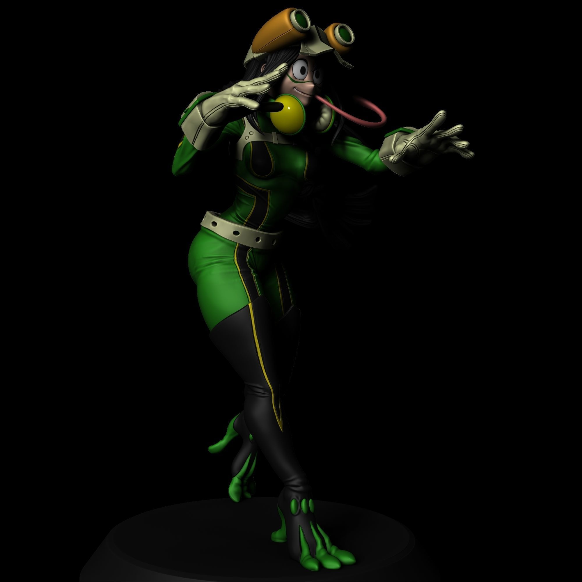 Asui tsuyu - My Hero Academia V2 3D print model_4