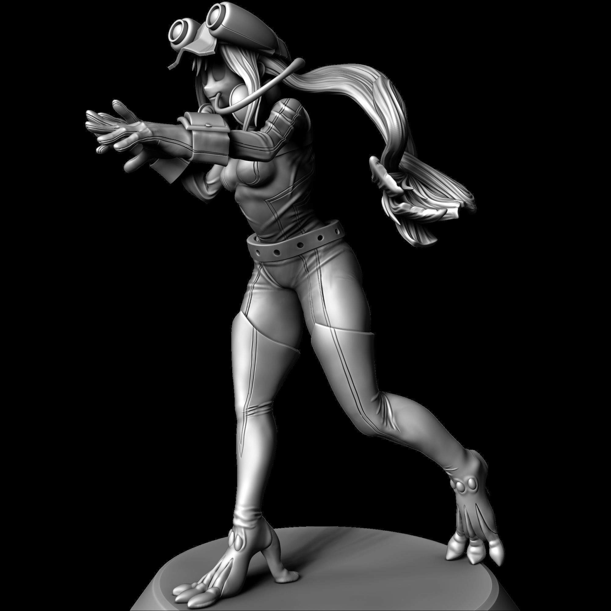 Asui tsuyu - My Hero Academia V2 3D print model_7