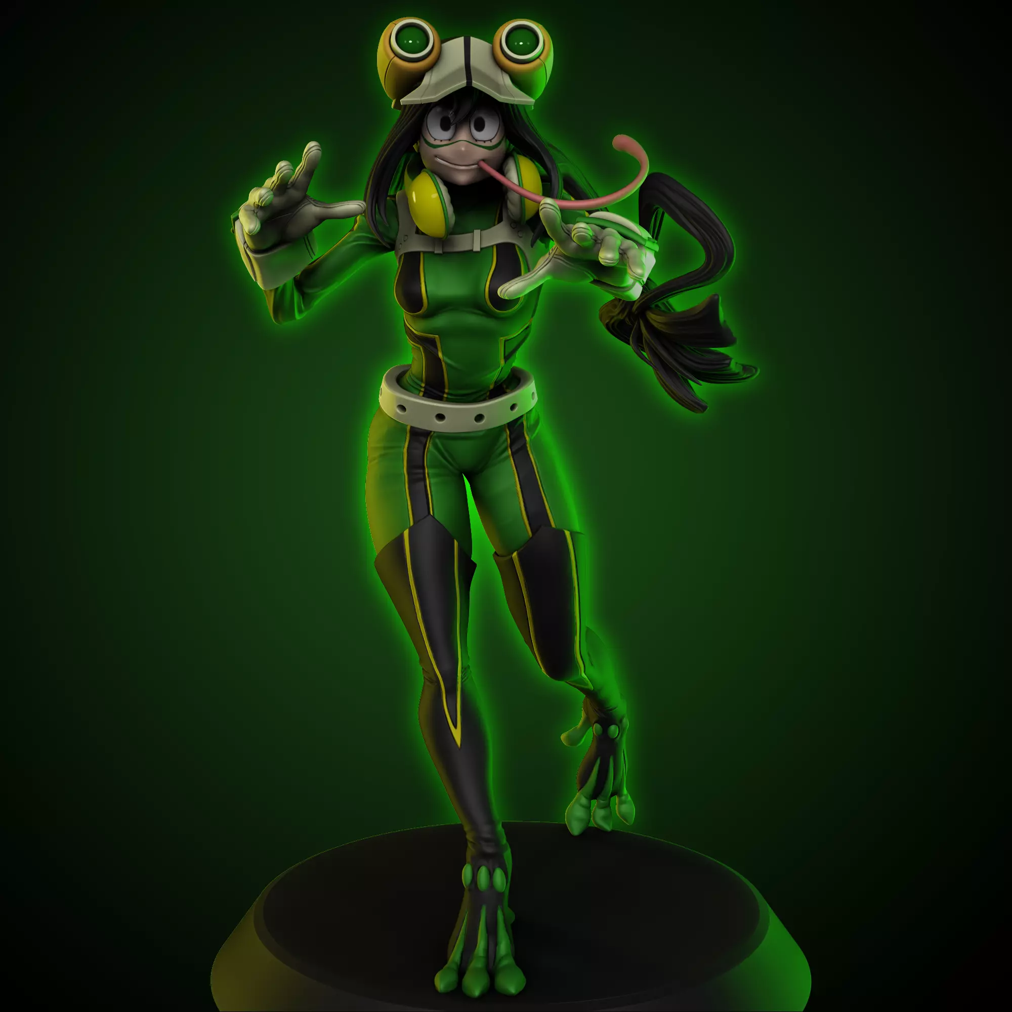 Asui tsuyu - My Hero Academia V2 3D print model_0
