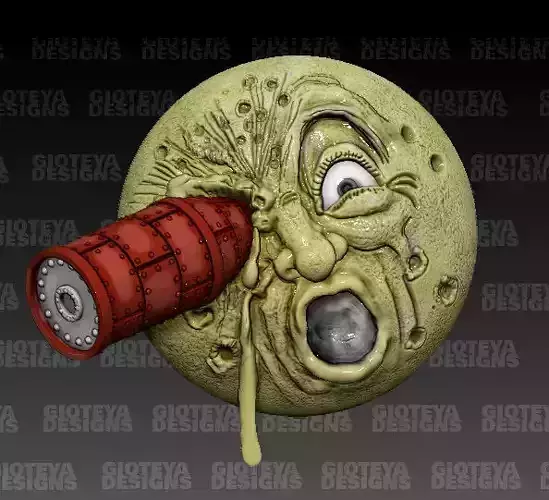 A Trip to The Moon V2 Magnet - GEORGES MELIES 1902