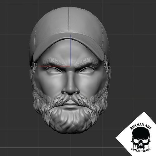 Star Eagle Head for 6 inch action figures 3D print model