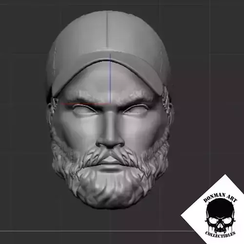 Star Eagle Head for 6 inch action figures 3D print model