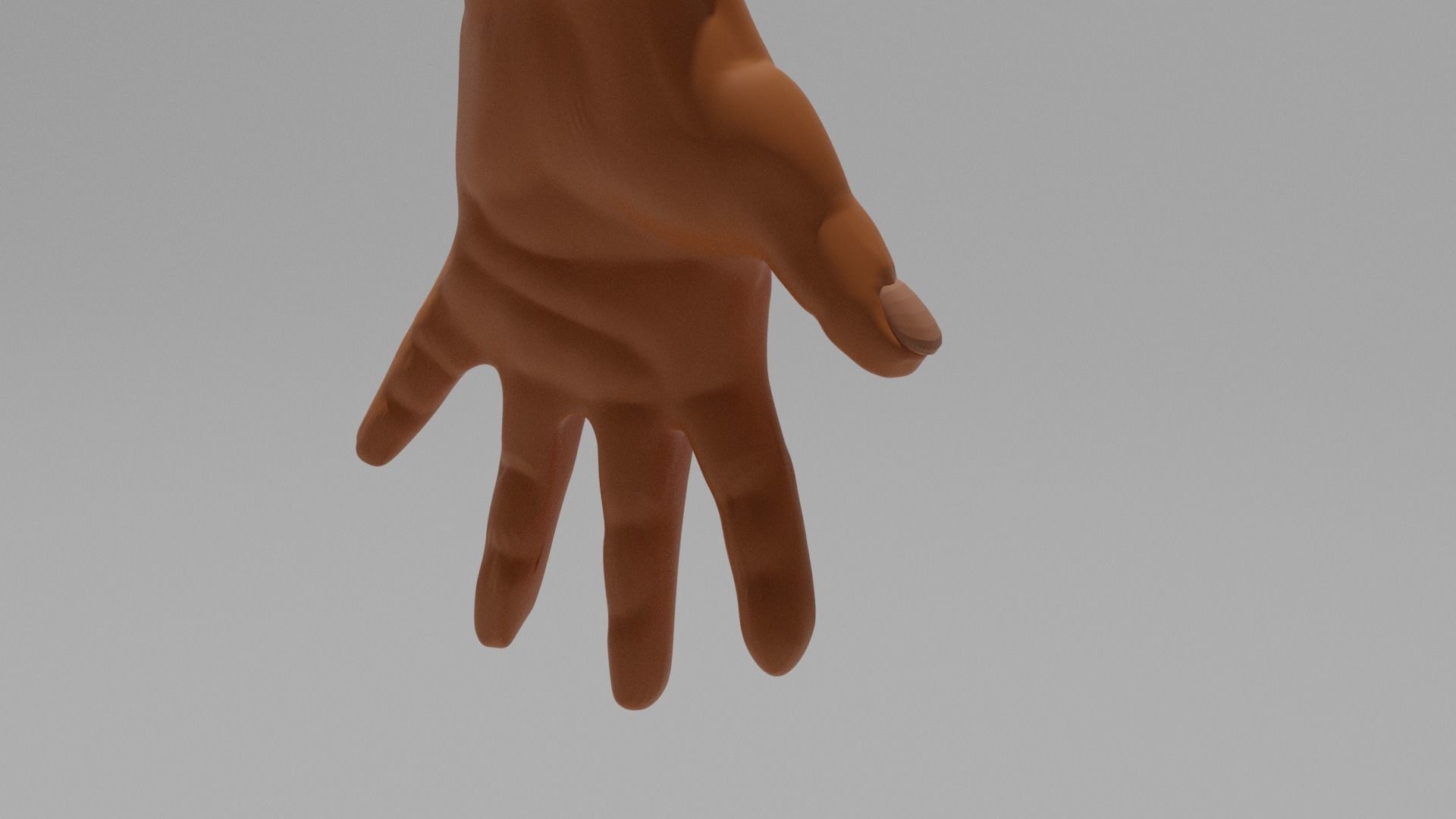 Human arm for men 3D model_2